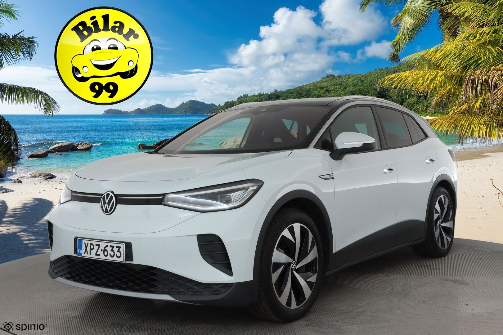 Volkswagen ID.4 2021 Pro Performance Business Max **Lämpöpumppu / Lasikatto / HUD / ACC / 360° / Matrix / Hierovat Sportpenkit Muistilla** - 1-om Suomi-auto / 2x Latauskaapelit / Kahdet Renkaat / Merkkihuollettu! / **HUIPPU KAMOILLA**