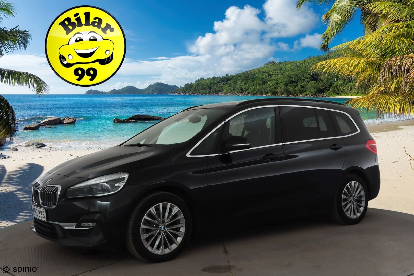 BMW 218 2021 F46 Gran Tourer 218d A xDrive Business Luxury - Ruskeat nahat | 1.Om Suomi-auto | Kahdet renkaat aluvanteilla | Merkkihuollettu | Huippuvarusteet