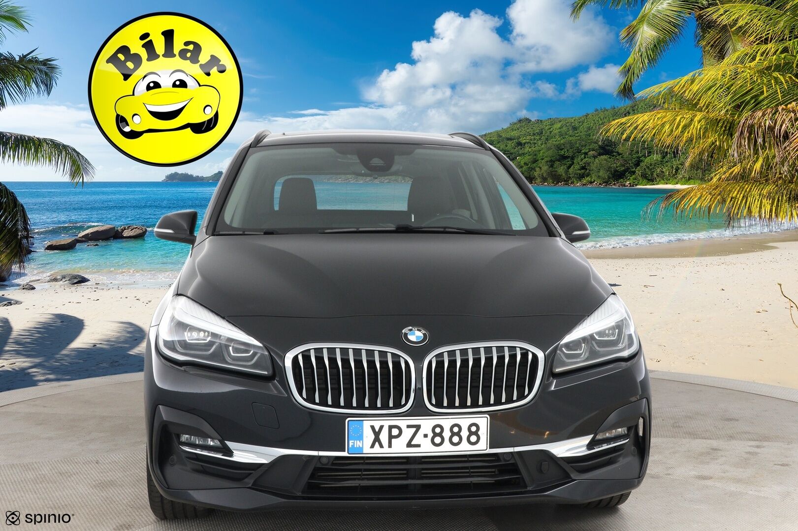 BMW 218 2021 F46 Gran Tourer 218d A xDrive Business Luxury - ACC | Comfort Access | Panorama | Ruskeat nahat | Hifi | LED | Vetokoukku | 1.Om Suomi-auto | Merkkihuollettu | 