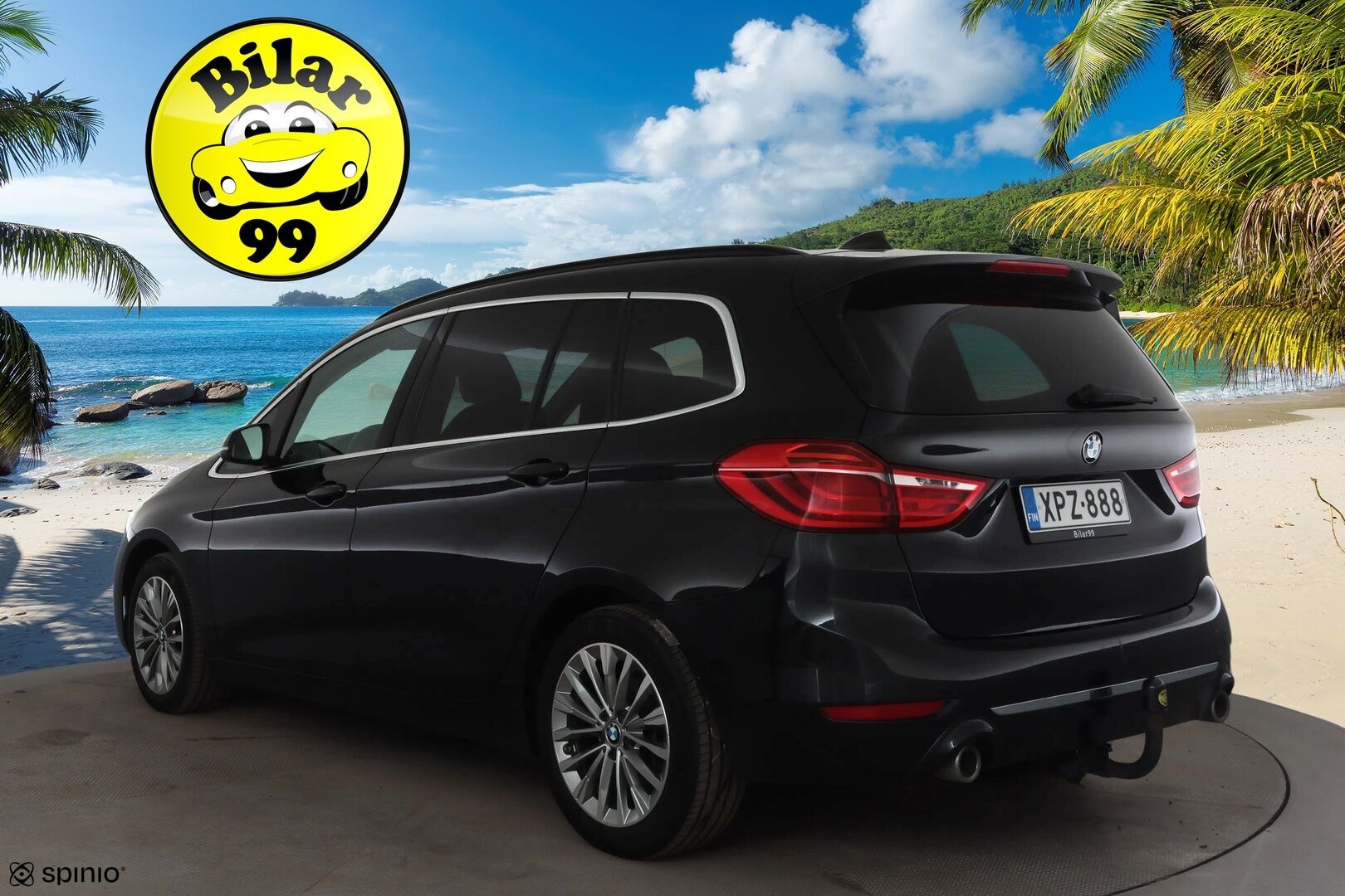 BMW 218 2021 F46 Gran Tourer 218d A xDrive Business Luxury - Ruskeat nahat | 1.Om Suomi-auto | Kahdet renkaat aluvanteilla | Merkkihuollettu | Huippuvarusteet