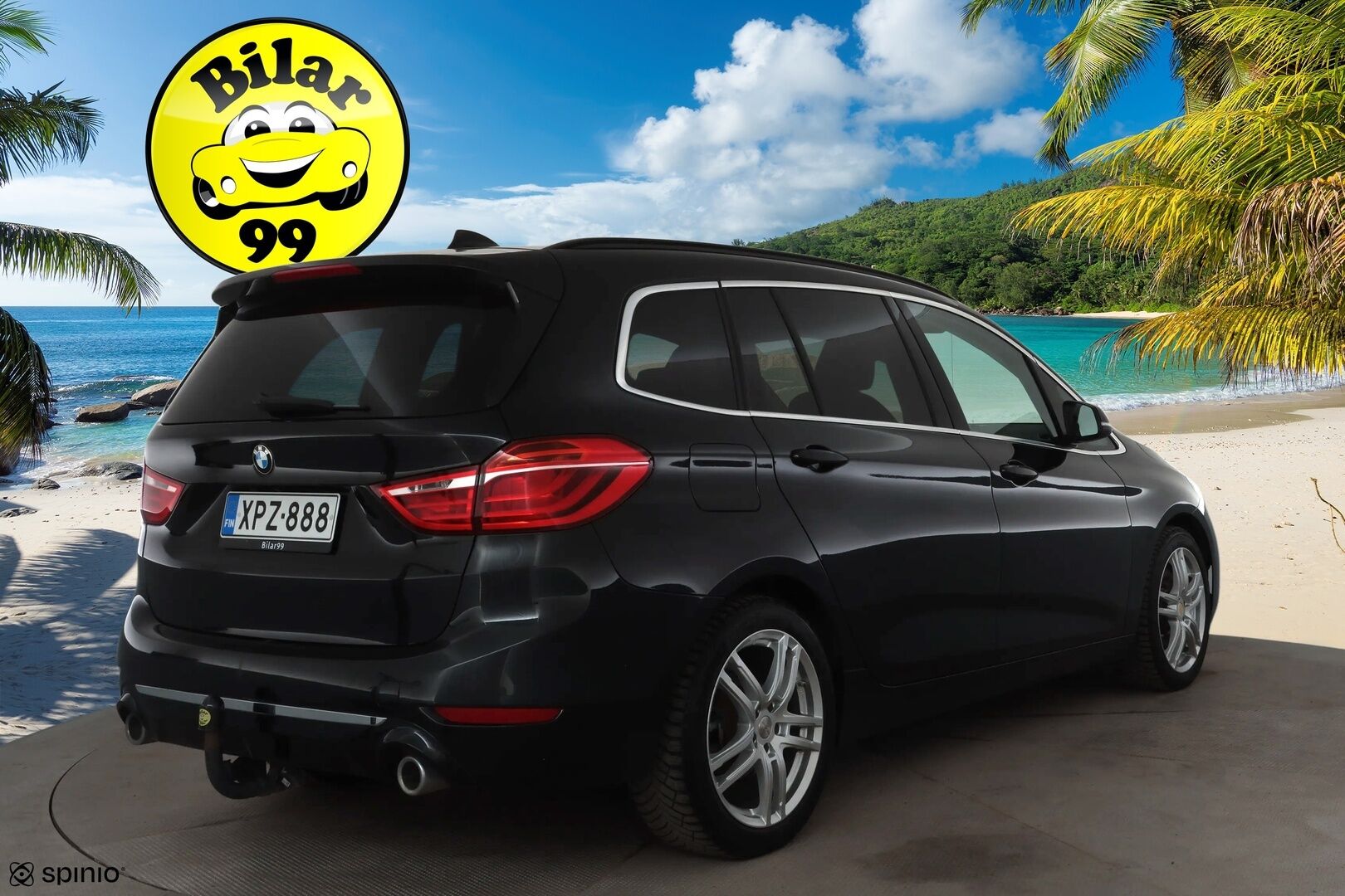 BMW 218 2021 F46 Gran Tourer 218d A xDrive Business Luxury - Ruskeat nahat | 1.Om Suomi-auto | Kahdet renkaat aluvanteilla | Merkkihuollettu | Huippuvarusteet