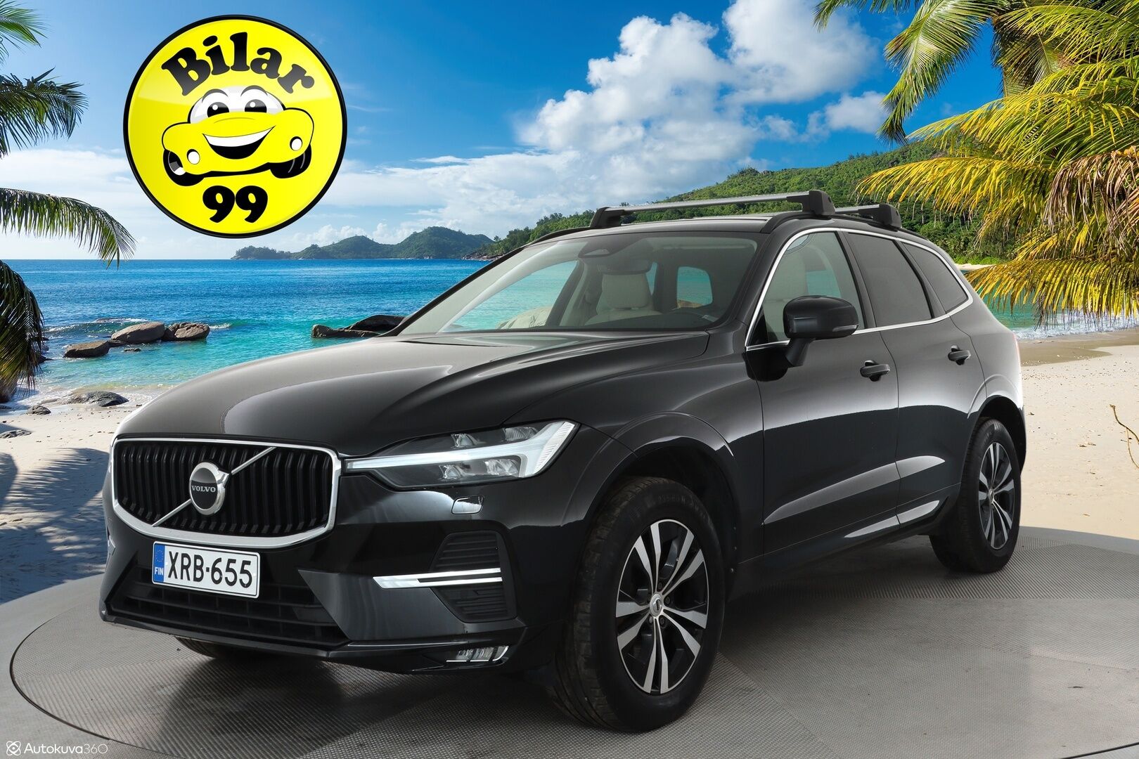 Volvo XC60 2022 B4 AWD D-MHEV Business Edition aut ** Pa-lämmitin / Adapt. vakkari / Muistipenkki / Koukku / P.kamera / Keyless ** - 3,99 % KORKOTARJOUS TÄHÄN AUTOON - 1-om. Suomi-auto / Merkkihuollettu