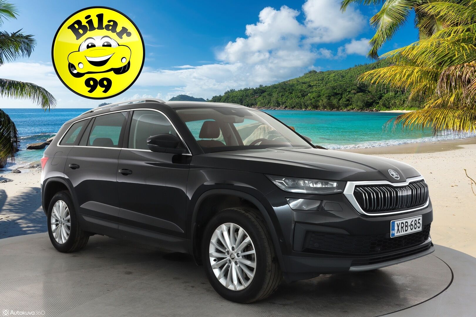 Skoda Kodiaq 2022 2.0 TDI 200 4x4 Style DSG Autom.** Facelift / Koukku / Adapt.vakkari / Matrix-LED /  360° Kamera / Webasto / Canton ** - 3,99 % KORKOTARJOUS TÄHÄN AUTOON - 1-om Suomi-auto / Android&Apple / KeyLessGO