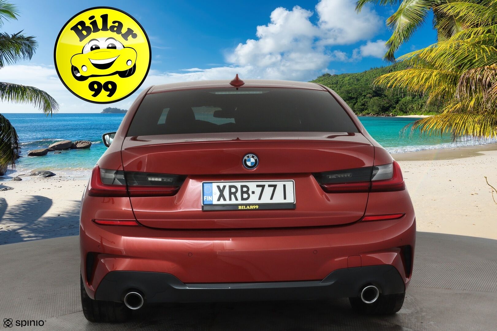 BMW 320 2022 G20 A Charged Edition M Sport **Vakkari / Hifi / P.tutkat / Nahka-Alcantara / Navi / LED** - 1.Om Suomi-auto / Kahdet renkaat aluvanteilla / Akku kuntotarkastettu SOH 92,1% / Juuri huollettu!