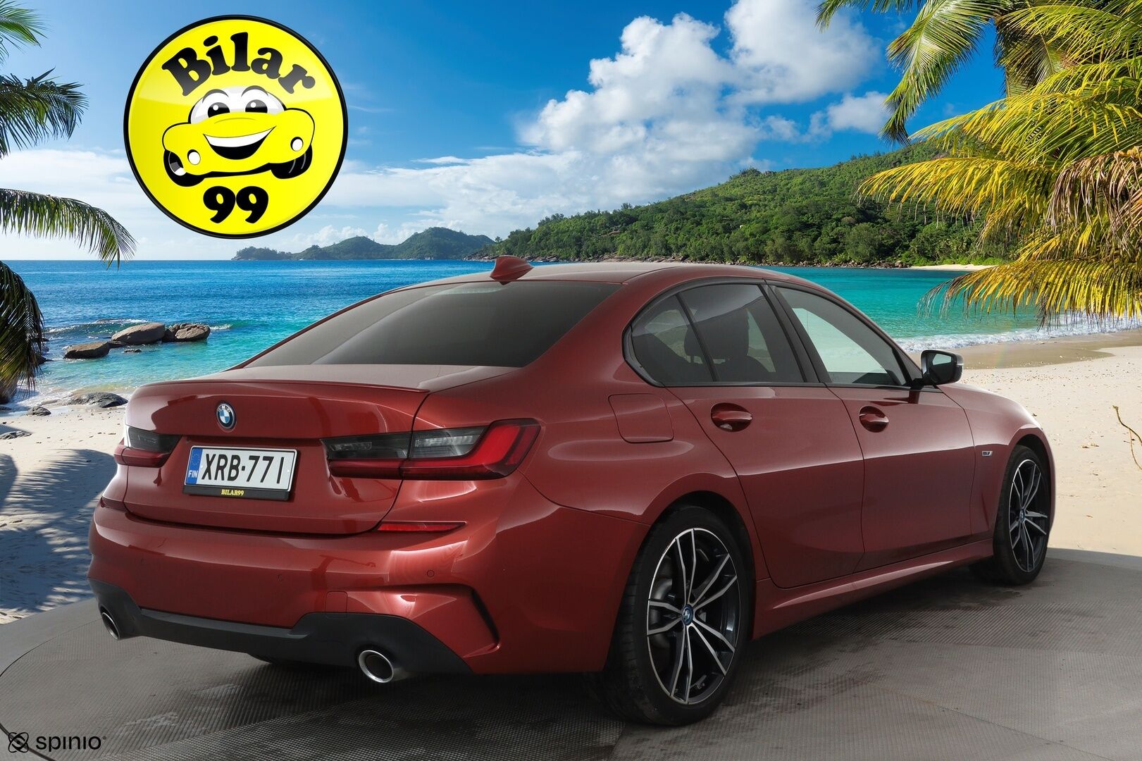BMW 320 2022 G20 A Charged Edition M Sport **Vakkari / Hifi / P.tutkat / Nahka-Alcantara / Navi / LED** - 1.Om Suomi-auto / Kahdet renkaat aluvanteilla / Akku kuntotarkastettu SOH 92,1% / Juuri huollettu!