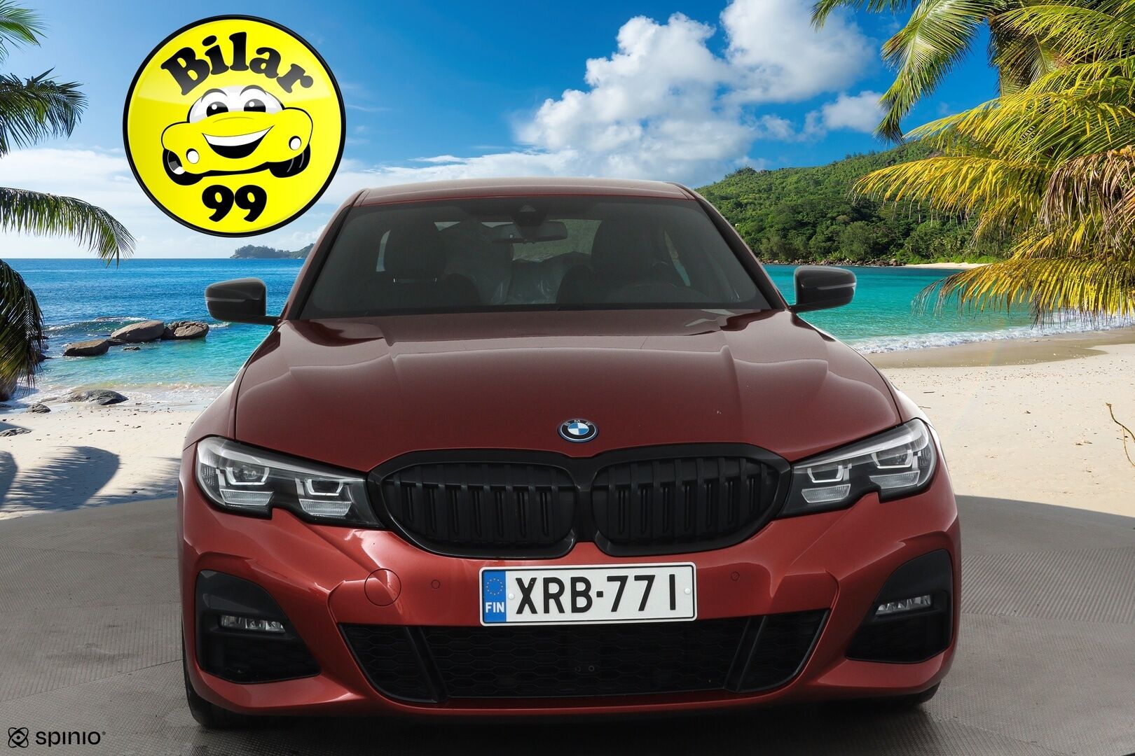 BMW 320 2022 G20 A Charged Edition M Sport **Vakkari / Hifi / P.tutkat / Nahka-Alcantara / Navi / LED** - 1.Om Suomi-auto / Kahdet renkaat aluvanteilla / Akku kuntotarkastettu SOH 92,1% / Juuri huollettu!