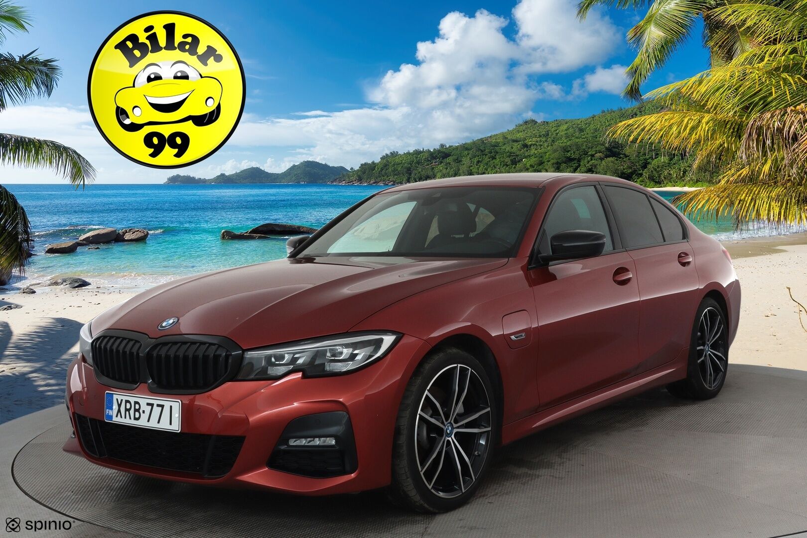 BMW 320 2022 G20 A Charged Edition M Sport **Vakkari / Hifi / P.tutkat / Nahka-Alcantara / Navi / LED** - 1.Om Suomi-auto / Kahdet renkaat aluvanteilla / Akku kuntotarkastettu SOH 92,1% / Juuri huollettu!
