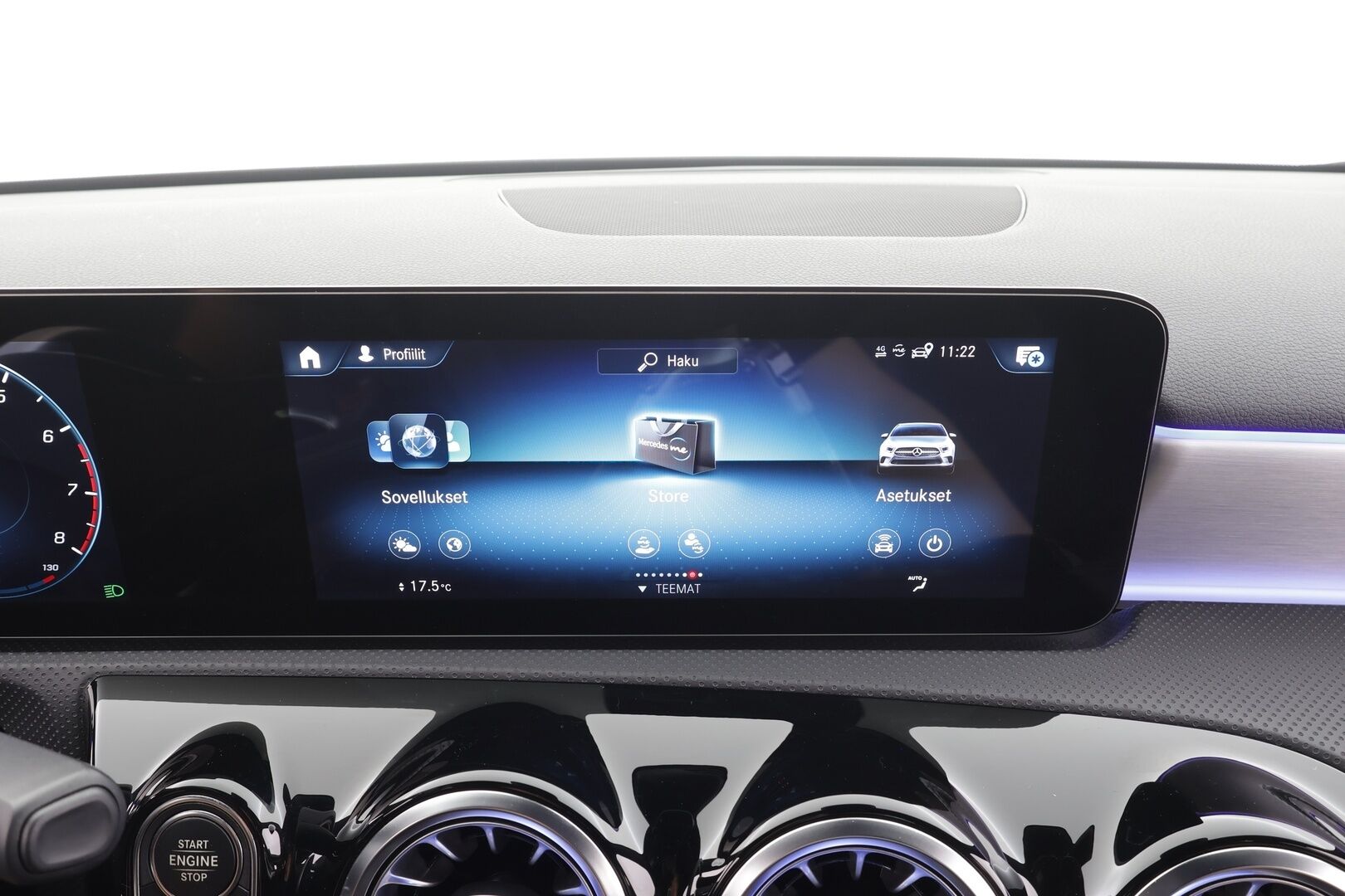 Mercedes-Benz A 2022 250 4MATIC A Business AMG - | Widescreen | Nahka-alcantara | Ambient light | Sporttipenkit | Lane Assist | P.kamera | Vakkari | Lohko+sisälämmitin | LED | 2x renkaat aluin |
