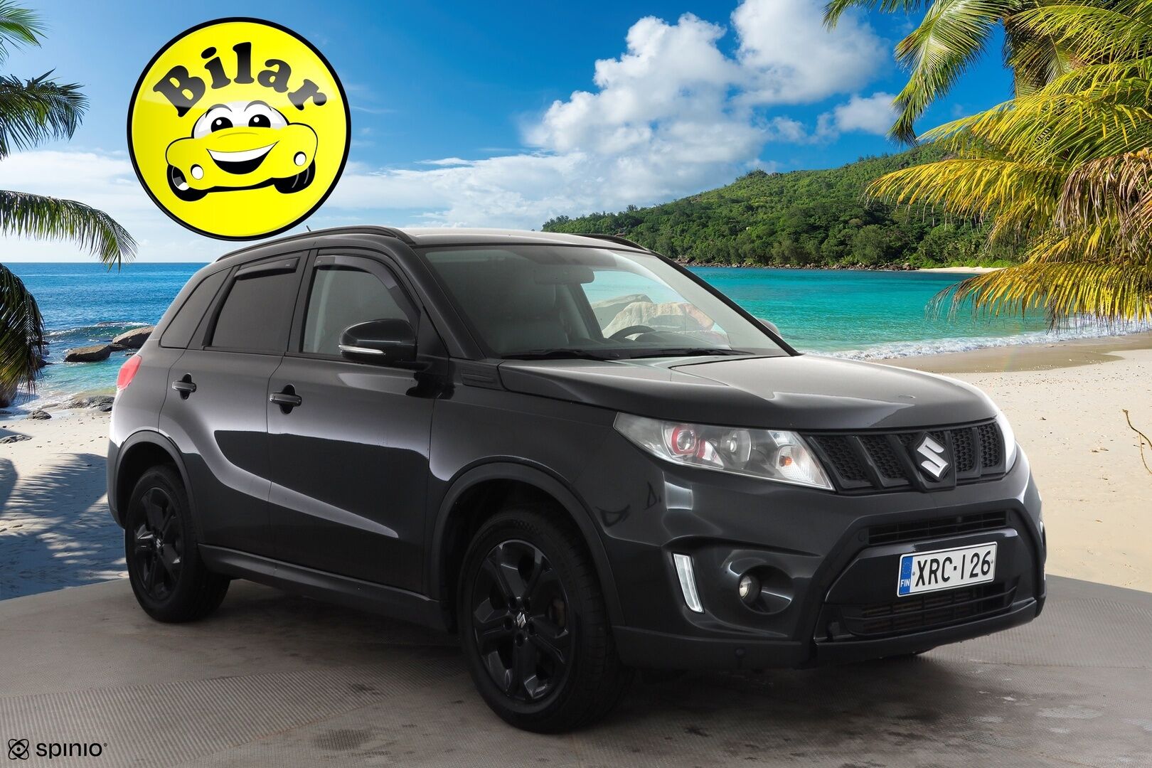 Suzuki Vitara 2017 1,4 BOOSTERJET 4WD S 6AT - | ACC | Koukku | Nahka-alcantara | P.kamera ja tutkat | Navi | Keyless | LED | Hätäjarrutusavustin | Lohko+sisähaara | 2x renkaat aluin | 