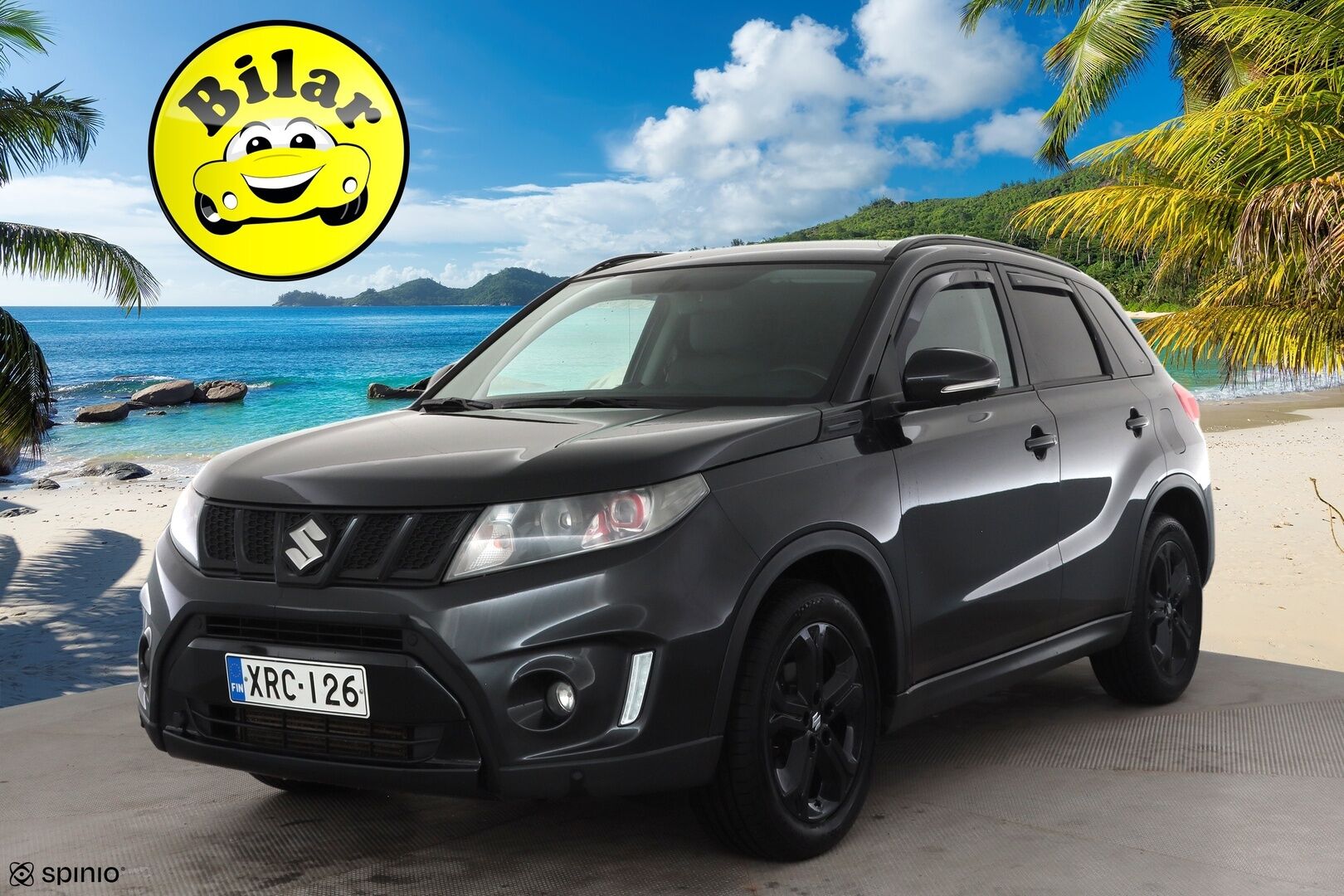 Suzuki Vitara 2017 1,4 BOOSTERJET 4WD S 6AT - | ACC | Koukku | Nahka-alcantara | P.kamera ja tutkat | Navi | Keyless | LED | Hätäjarrutusavustin | Lohko+sisähaara | 2x renkaat aluin | 