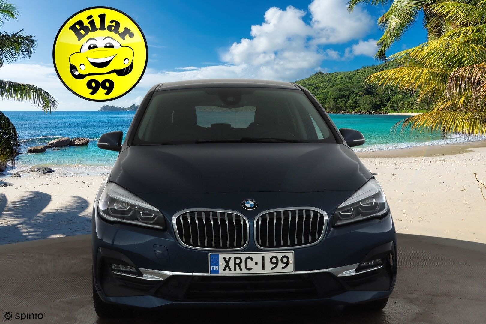 BMW 218 2022 F46 Gran Tourer 218d A Business Luxury 7-P * Koukku / P.kamera / LED / Navi / Nahat / Vakkari / Lohko+SIsä * - Comfort Access / Sähköluukku / 1.Om Suomi-auto / Kahdet renkaat aluvanteilla / Merkkihuollettu - HULLUT AVAJAISHULINAT KORKOTARJOUS 3,29 %