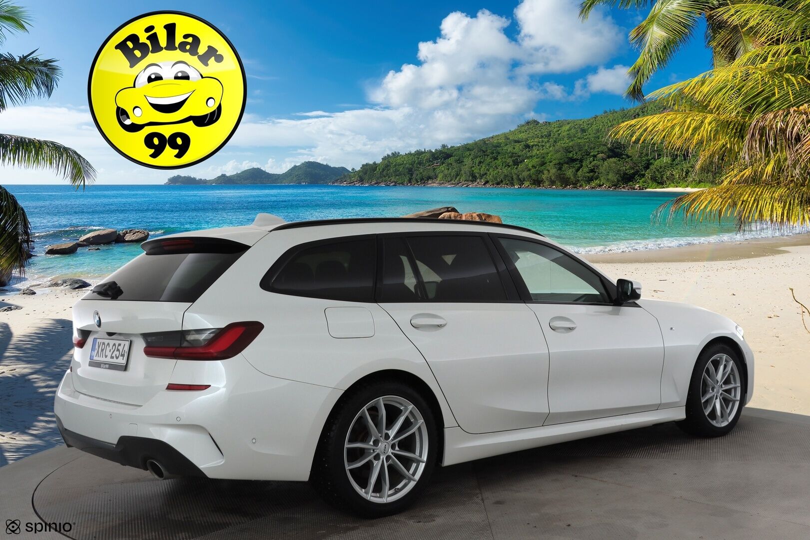 BMW 320 2022 G21 Touring 320d A xDrive Business M Sport MHEV * Webasto / Koukku / ACC / LED / Sportpenkit / P.kamera / Navi * - 1-om Suomi-auto / Kahdet renkaat / Merkkihuollettu! - Osta nyt, maksa vasta ensi vuonna