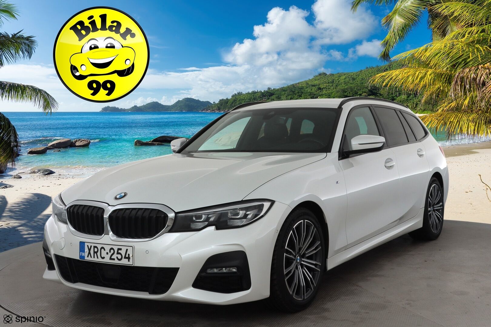 BMW 320 2022 G21 Touring 320d A xDrive Business M Sport MHEV * Webasto / Koukku / ACC / LED / Sportpenkit / P.kamera / Navi * - 1-om Suomi-auto / Kahdet renkaat / Merkkihuollettu! - Osta nyt, maksa vasta ensi vuonna
