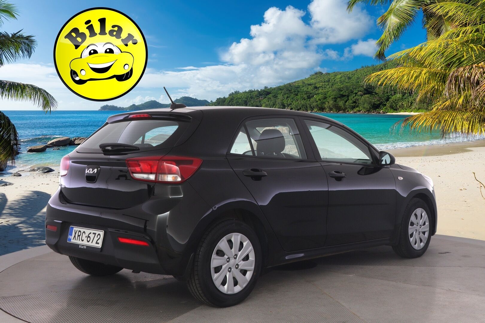 Kia Rio 2022 1,2 LX - Suomi-auto | Lohko+sisäpistoke | BT-audio | Vakionopeudensäädin | Musta metalliväri!