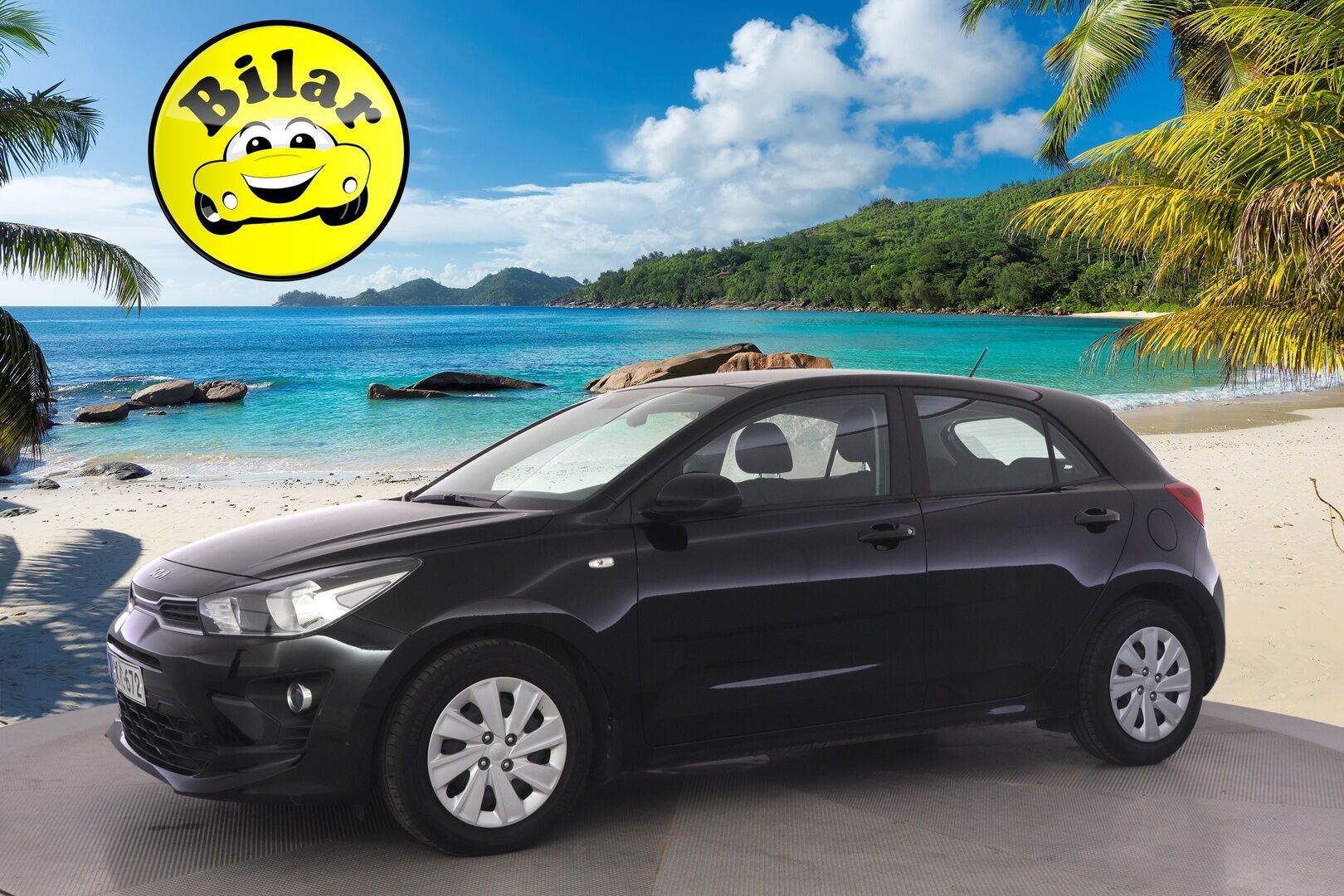Kia Rio 2022 1,2 LX - Suomi-auto | Lohko+sisäpistoke | BT-audio | Vakionopeudensäädin | Musta metalliväri!