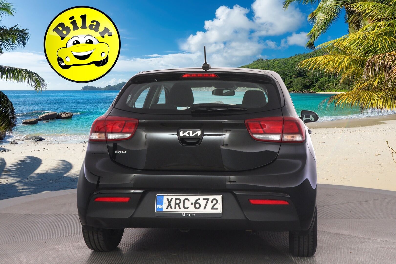 Kia Rio 2022 1,2 LX - Suomi-auto | Lohko+sisäpistoke | BT-audio | Vakionopeudensäädin | Musta metalliväri!