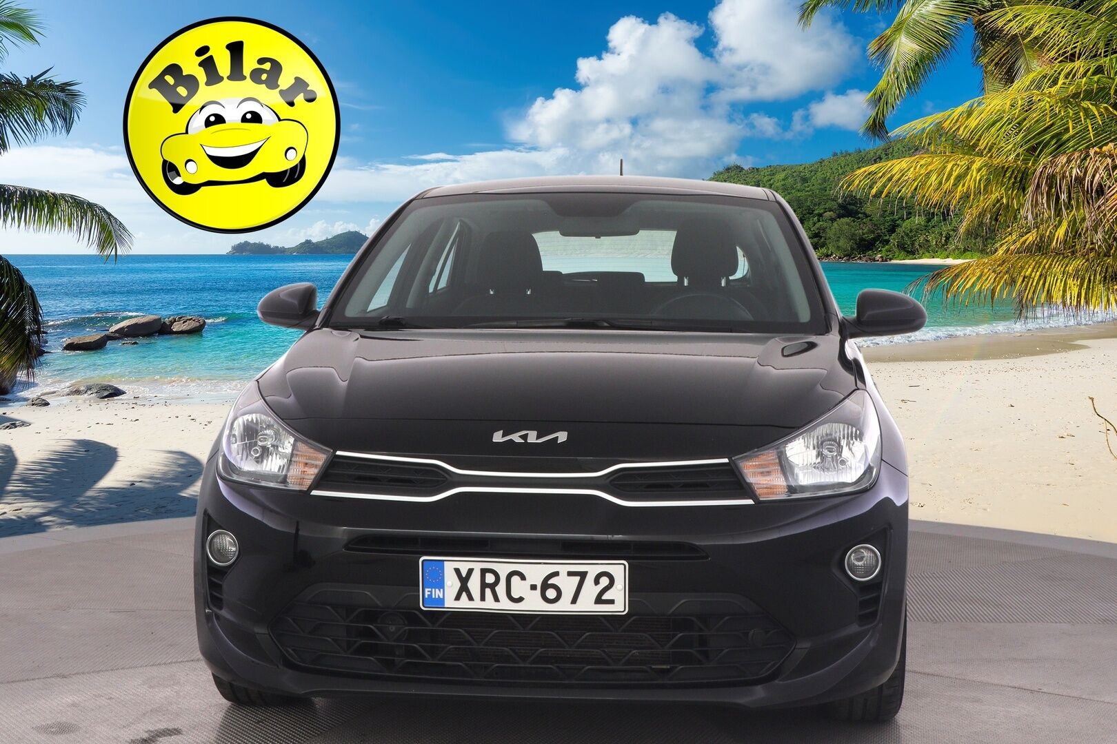 Kia Rio 2022 1,2 LX - Suomi-auto | Lohko+sisäpistoke | BT-audio | Vakionopeudensäädin | Musta metalliväri!