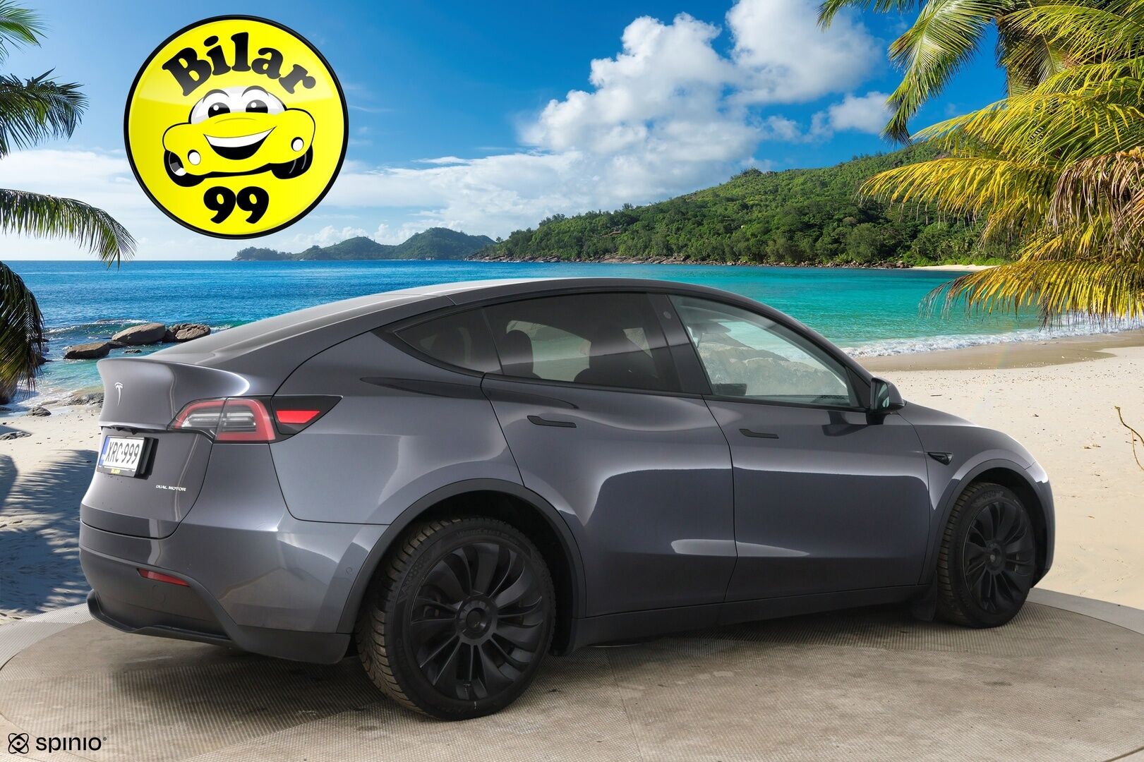 Tesla Model Y 2021 Long Range / EAP / Premium Audio / Adapt. vak / Matrix-LED / Lasikatto / Nahkasisuta - Lämpöpumppu vaihdettu! / P-Kamera / Parannettu Autopilootti