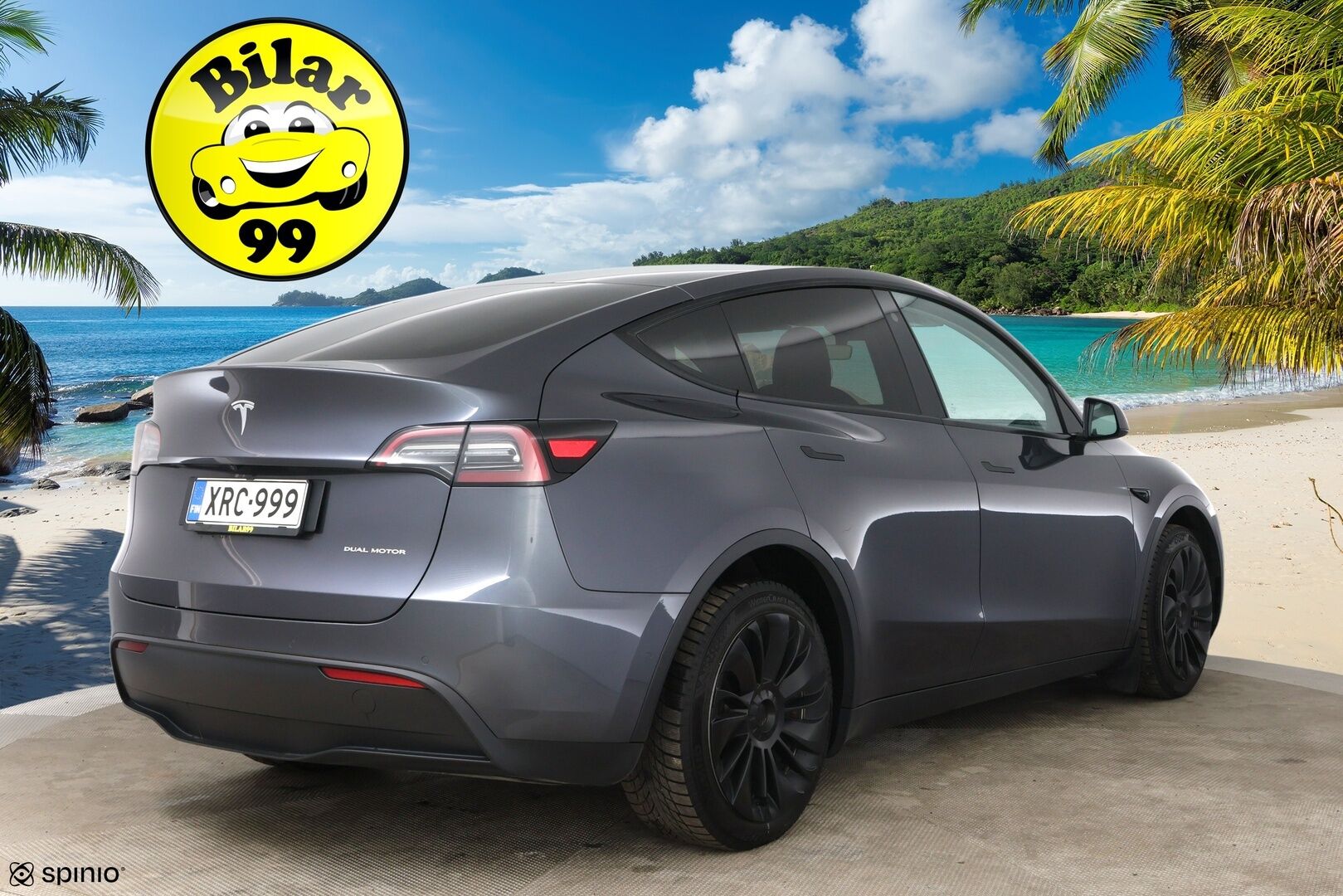 Tesla Model Y 2021 Long Range / EAP / Premium Audio / Adapt. vak / Matrix-LED / Lasikatto / Nahkasisuta - Lämpöpumppu vaihdettu! / P-Kamera / Parannettu Autopilootti