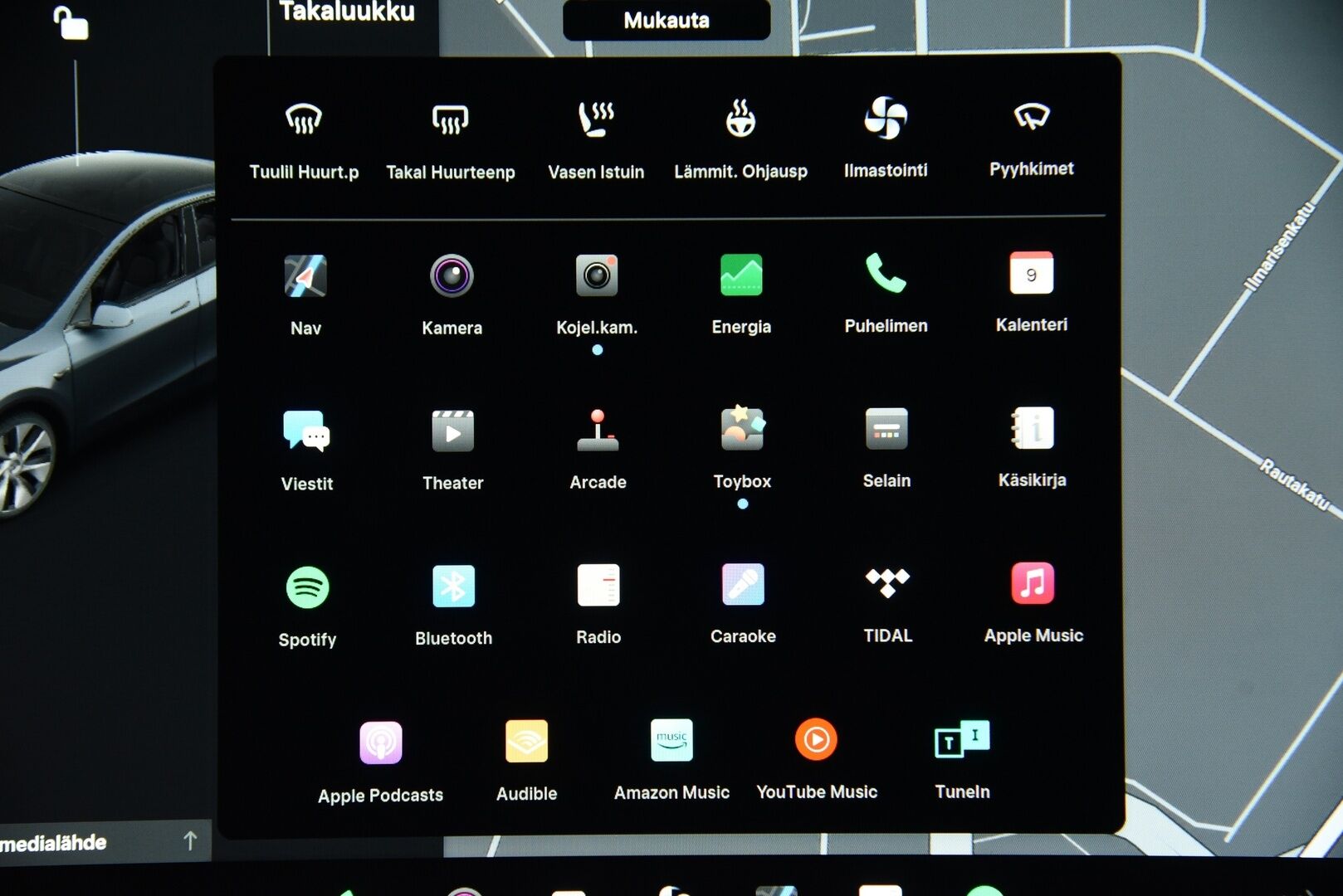 Tesla Model Y 2021 Long Range / EAP / Premium Audio / Adapt. vak / Matrix-LED / Lasikatto / Nahkasisuta - Lämpöpumppu vaihdettu! / P-Kamera / Parannettu Autopilootti