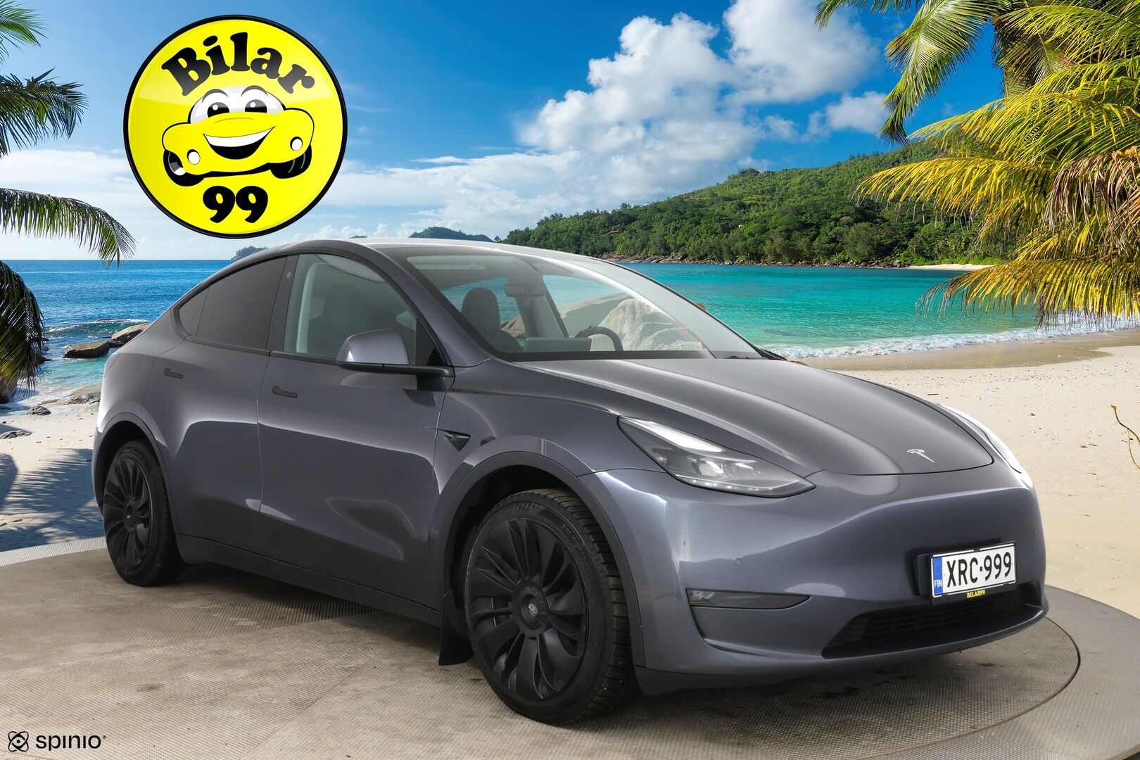 Tesla Model Y 2021 Long Range / EAP / Premium Audio / Adapt. vak / Matrix-LED / Lasikatto / Nahkasisuta - Lämpöpumppu vaihdettu! / P-Kamera / Parannettu Autopilootti