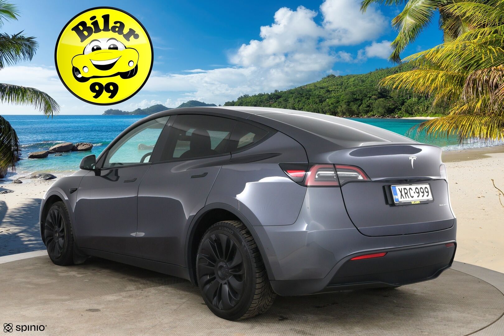 Tesla Model Y 2021 Long Range / EAP / Premium Audio / Adapt. vak / Matrix-LED / Lasikatto / Nahkasisuta - Lämpöpumppu vaihdettu! / P-Kamera / Parannettu Autopilootti