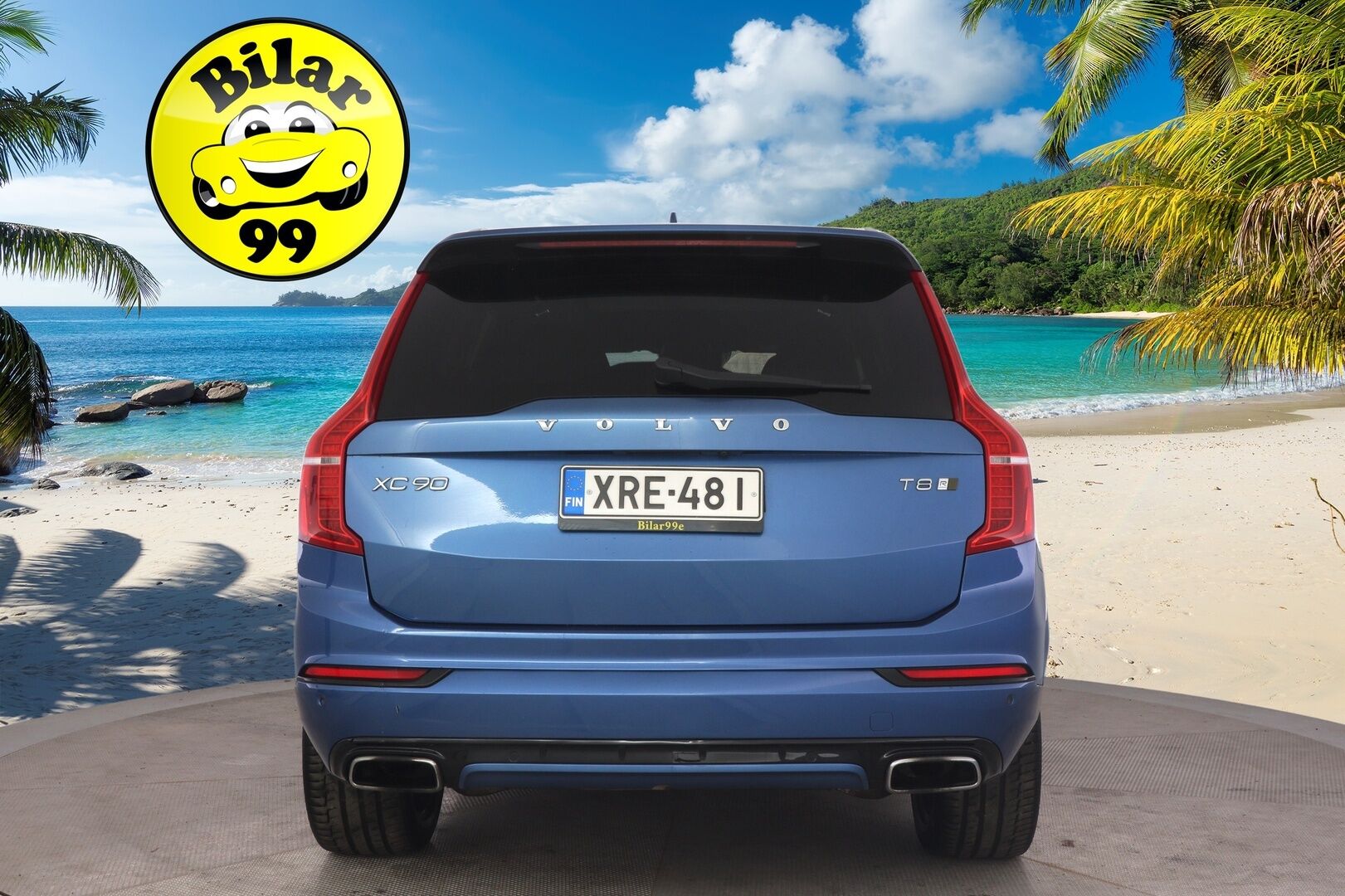Volvo XC90 2016 T8 Twin Engine AWD R-Design aut *Bowers&Wilkins / HUD / 360° / Muistinahat / Panorama / Webasto / Koukku / 7-Paikkainen* - 7-paikkainen / Kattavasti huollettu / Kahdet aluvanteet / Kaikki herkut!