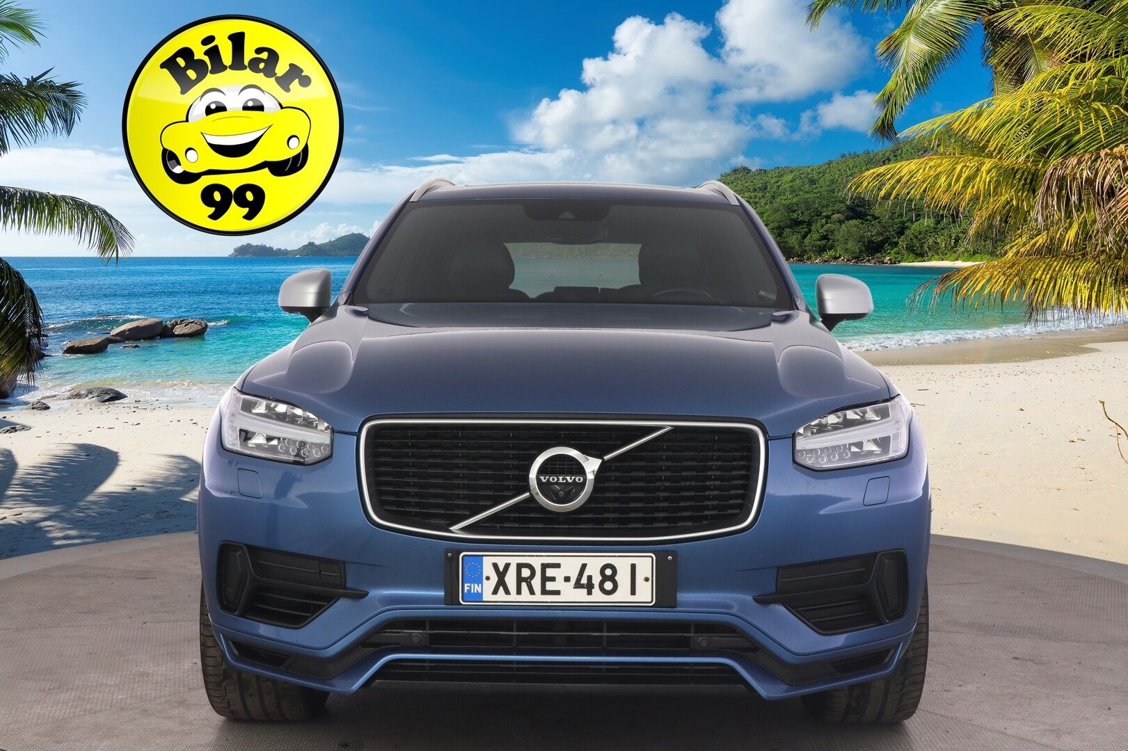 Volvo XC90 2016 T8 Twin Engine AWD R-Design aut *Bowers&Wilkins / HUD / 360° / Muistinahat / Panorama / Webasto / Koukku / 7-Paikkainen* - 7-paikkainen / Kattavasti huollettu / Kahdet aluvanteet / Kaikki herkut!