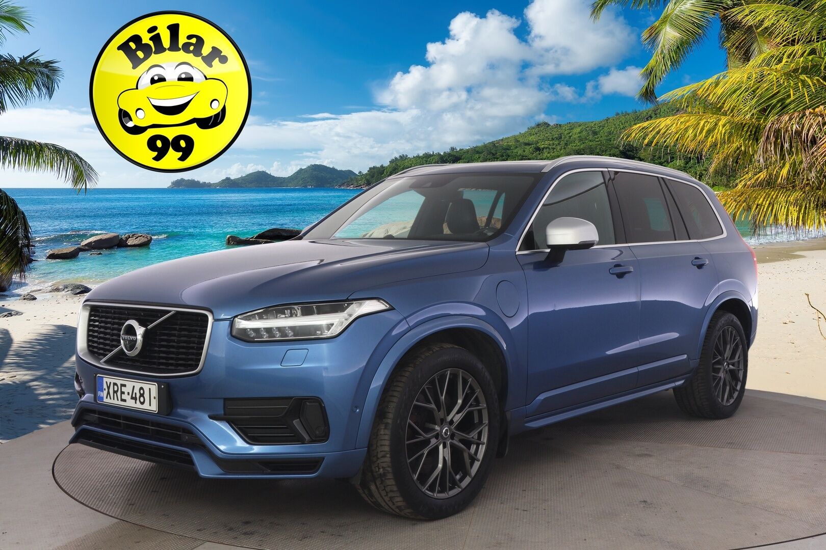 Volvo XC90 2016 T8 Twin Engine AWD R-Design aut *Bowers&Wilkins / HUD / 360° / Muistinahat / Panorama / Webasto / Koukku / 7-Paikkainen* - 7-paikkainen / Kattavasti huollettu / Kahdet aluvanteet / Kaikki herkut!