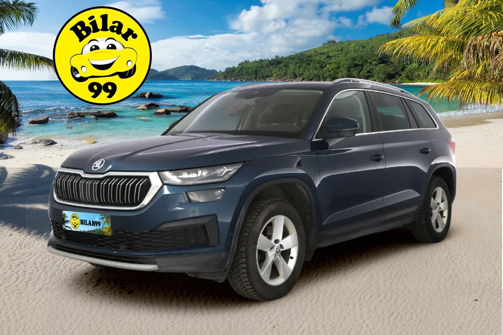 Skoda Kodiaq 2022 1.5 TSI ACT Style DSG Autom. ** Digimittari / Adapt.vakkari / 360 Kamera / Webasto / TULOSSA ** - 1.om Suomi-auto / Nahka-alcantara / Koukku / Matrix