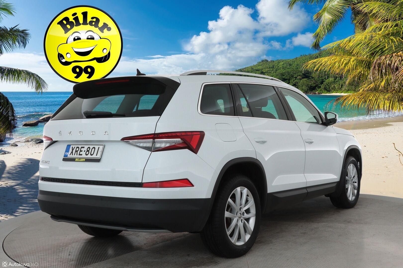 Skoda Kodiaq 2022 1.5 TSI ACT Ambition DSG Autom.**Facelift / Webasto / Adapt. vakkari / Puolinahat / Keyless / LED / Navi / Apple&Android - 3,99 % KORKOTARJOUS TÄHÄN AUTOON - 1-om. Suomi-auto 