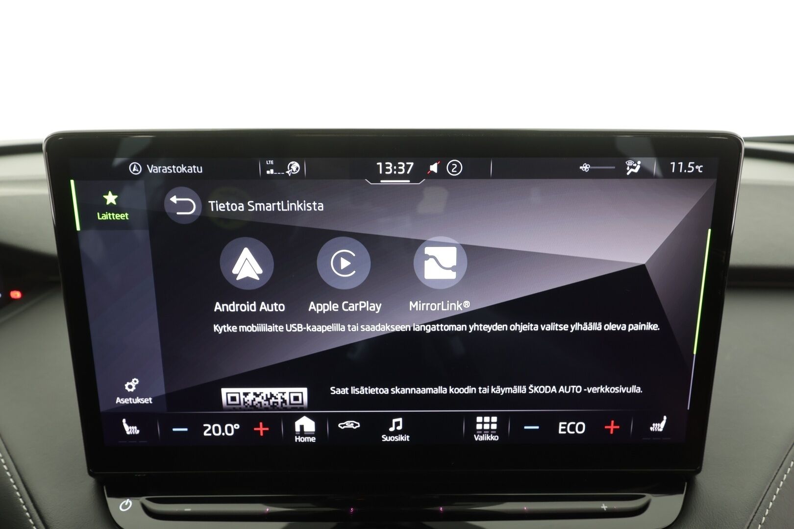 Skoda Enyaq 2022 80x 4x4 SportLine iV * ACC / ILP / Koukku / Skoda Crystal Light Matrix-LED / P.kamera / Keyless / Puolinahat / Apple&Android * - 1.Om Suomi-auto / Koti & Kauppalaturi / Kahdet Renkaat - HULLUT AVAJAISHULINAT KORKOTARJOUS 3,29 %