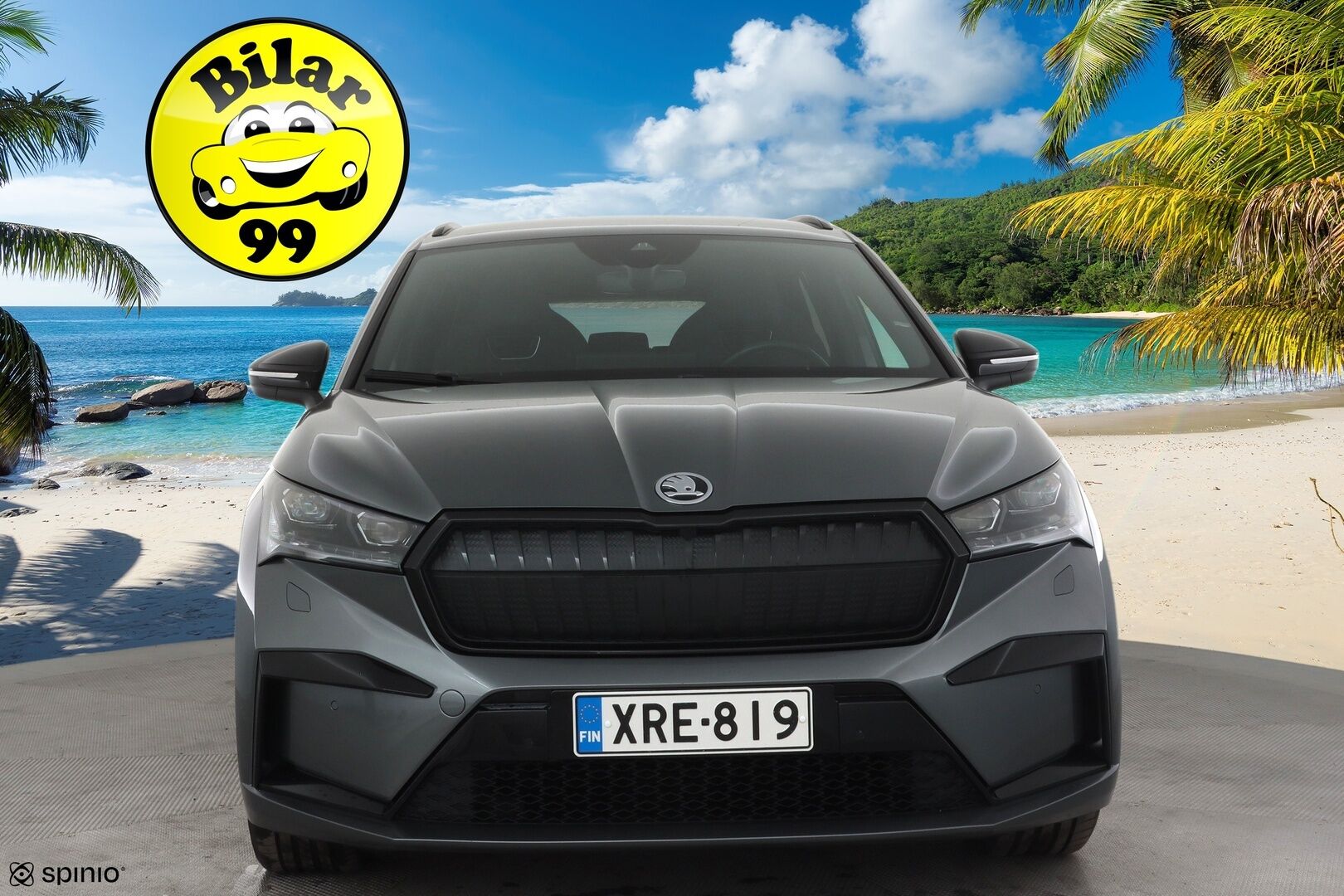 Skoda Enyaq 2022 80x 4x4 SportLine iV * ACC / ILP / Koukku / Skoda Crystal Light Matrix-LED / P.kamera / Keyless / Puolinahat / Apple&Android * - 1.Om Suomi-auto / Koti & Kauppalaturi / Kahdet Renkaat - HULLUT AVAJAISHULINAT KORKOTARJOUS 3,29 %