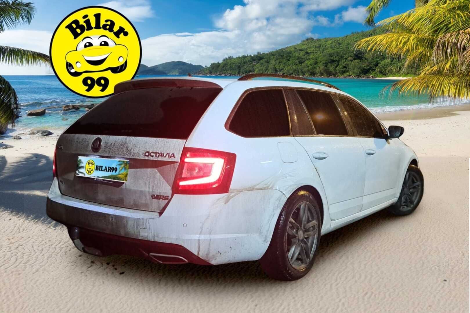 Skoda Octavia 2018 Combi 2,0 TDI 184 4x4 RS aut. *Adapt. vakkari / Webasto / Koukku / Canton / DCC / Kessy / Kamera / Sähköpenkki * - * Facelift RS Octavia kattavasti varusteltuna! / 2x renkaat / LED / SmartLink * - HULLUT JOULUT KORKOTARJOUS 2,49% 