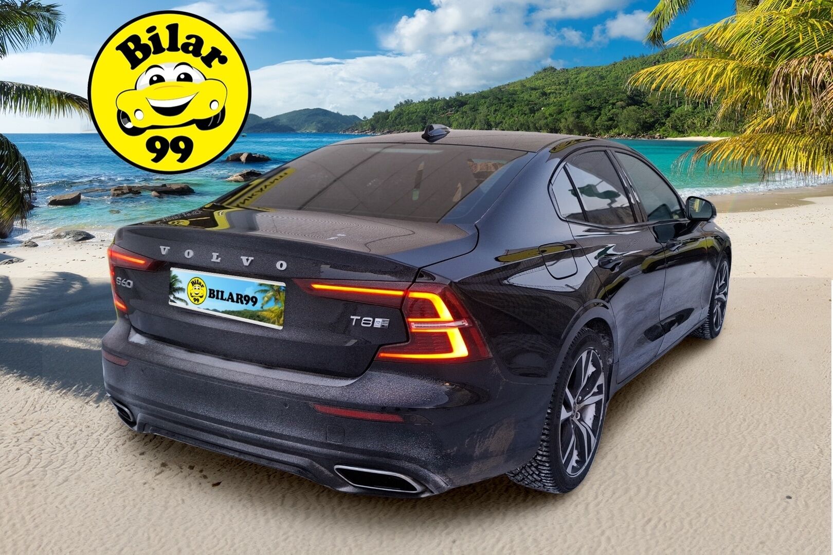 Volvo S60 2020 T8 TwE AWD Business R-Design aut / ACC & Pilot Assist / LED / Webasto / P.kamera / Muistipenkki - Suomi-auto / BLIS / Merkkiliikkeen huoltokirja / Hihna tehty 8/2025!