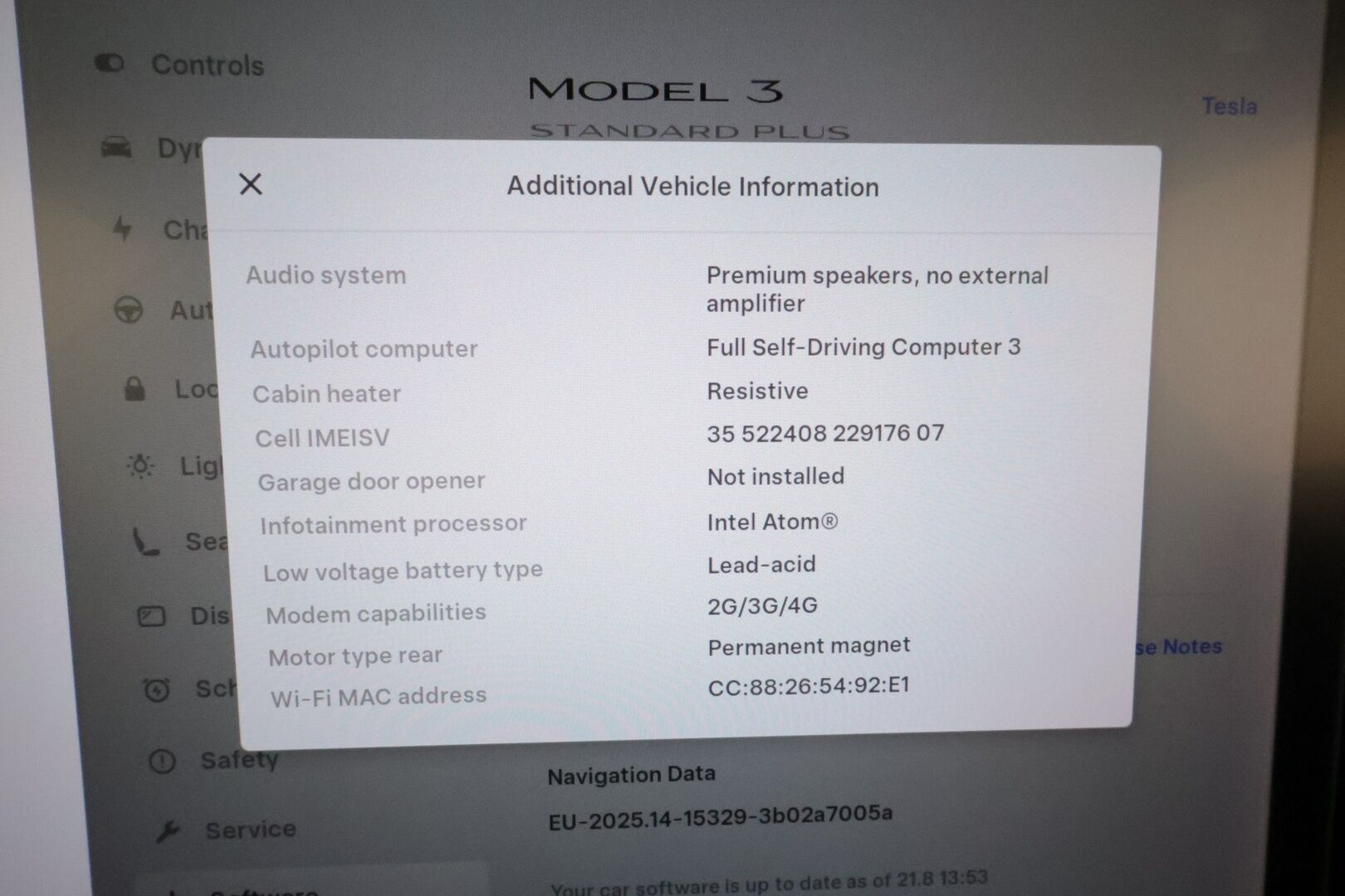 Tesla Model 3 2020 Standard Range Plus **Lasikatto / Adapt.Vakkari / LED-valot / P.Kamera / Muistipenkki / Navi / Kaistavahti** - Suomi-auto / Kahdet Renkaat