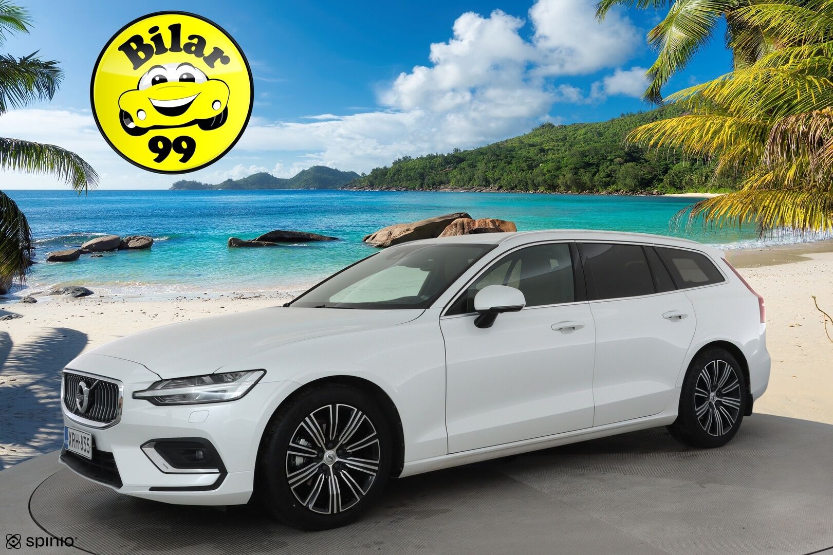 Volvo V60 2020 D4 AWD Business Inscription aut **HUD / Adapt.vakkari / Muistipenkki / Koukku / Full LED / Webasto** - Suomi-auto / Kahdet renkaat aluvanteilla / Ruskeat nahat / 360.kamera / BLIS / Digimittaristo / Navi / Penkinlämmittimet takana 