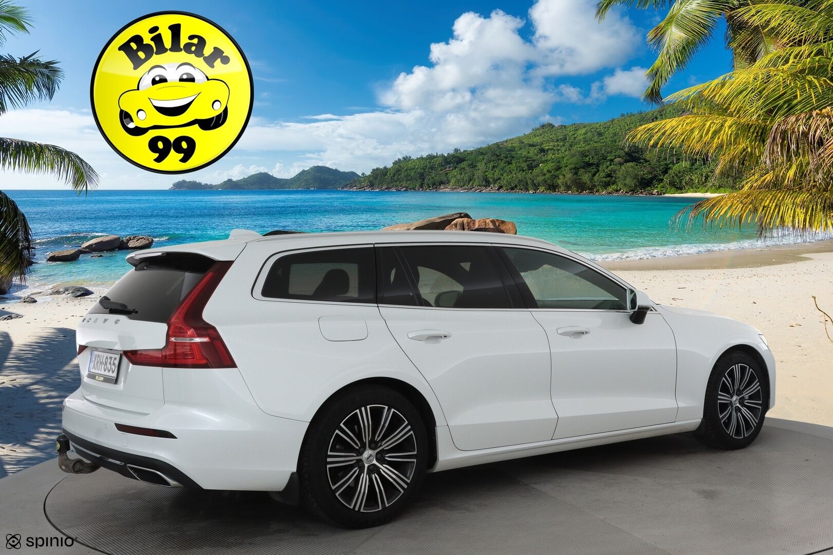 Volvo V60 2020 D4 AWD Business Inscription aut **HUD / Adapt.vakkari / Muistipenkki / Koukku / Full LED / Webasto** - Suomi-auto / Kahdet renkaat aluvanteilla / Ruskeat nahat / 360.kamera / BLIS / Digimittaristo / Navi / Penkinlämmittimet takana 