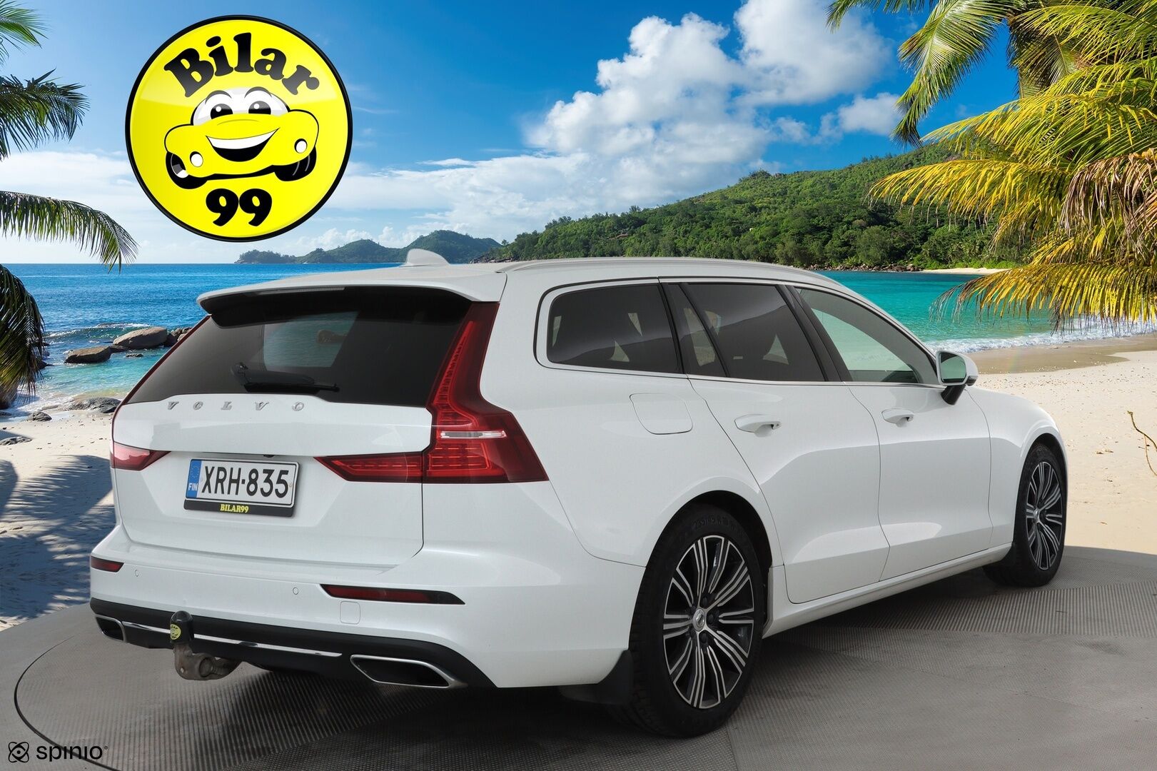 Volvo V60 2020 D4 AWD Business Inscription aut **HUD / Adapt.vakkari / Muistipenkki / Koukku / Full LED / Webasto** - Suomi-auto / Kahdet renkaat aluvanteilla / Ruskeat nahat / 360.kamera / BLIS / Digimittaristo / Navi / Penkinlämmittimet takana 