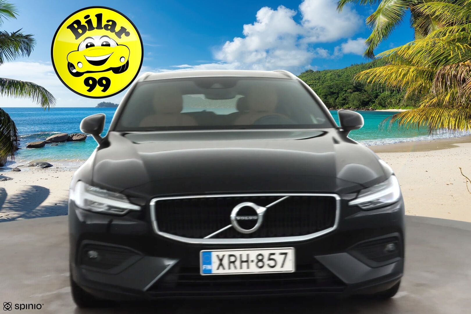 Volvo V60 2020 T4 Business aut * ACC / P.tutkat / Webasto / Ruskeat nahat / Keyless / LED / Sähköluukku * - Suomi-auto / Kahdet renkaat aluvanteilla / Merkkihuollettu