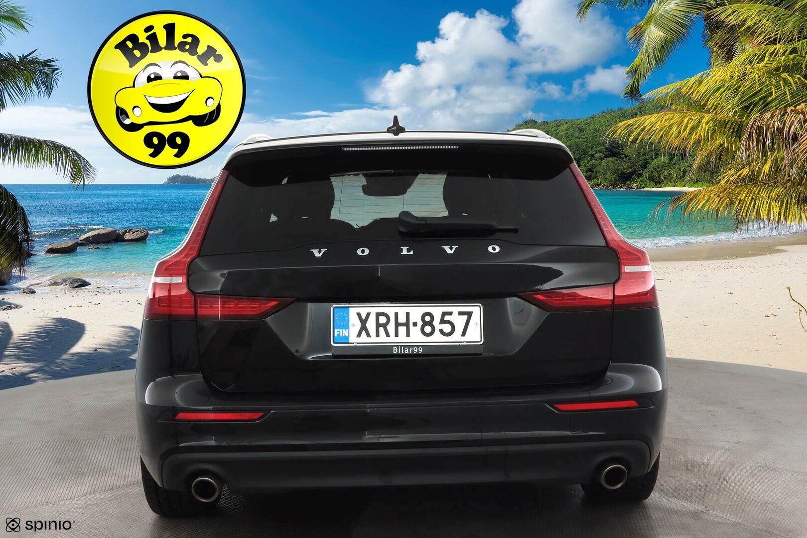 Volvo V60 2020 T4 Business aut * ACC / P.tutkat / Webasto / Ruskeat nahat / Keyless / LED / Sähköluukku * - Suomi-auto / Kahdet renkaat aluvanteilla / Merkkihuollettu