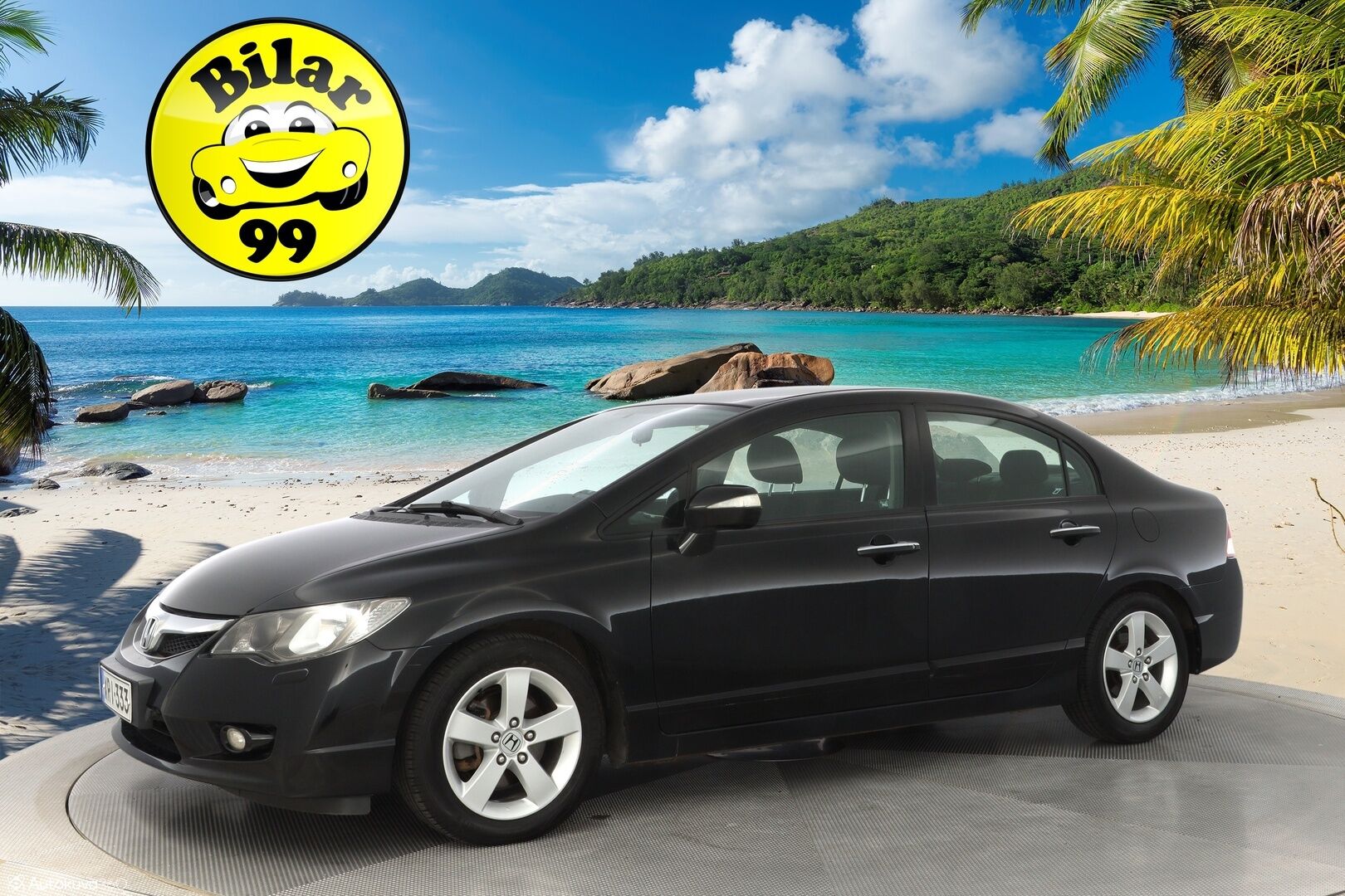 Honda Civic 2009 4D 1,8i Executive AT Business - Lohko / Koukku / Vakkari / 2-omisteinen / Suomi-auto / Särmä huoltokirja
