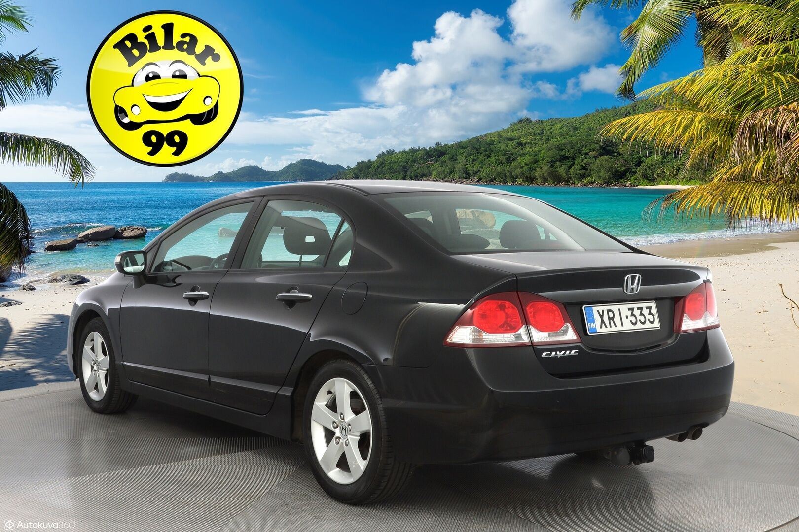 Honda Civic 2009 4D 1,8i Executive AT Business - Lohko / Koukku / Vakkari / 2-omisteinen / Suomi-auto / Särmä huoltokirja