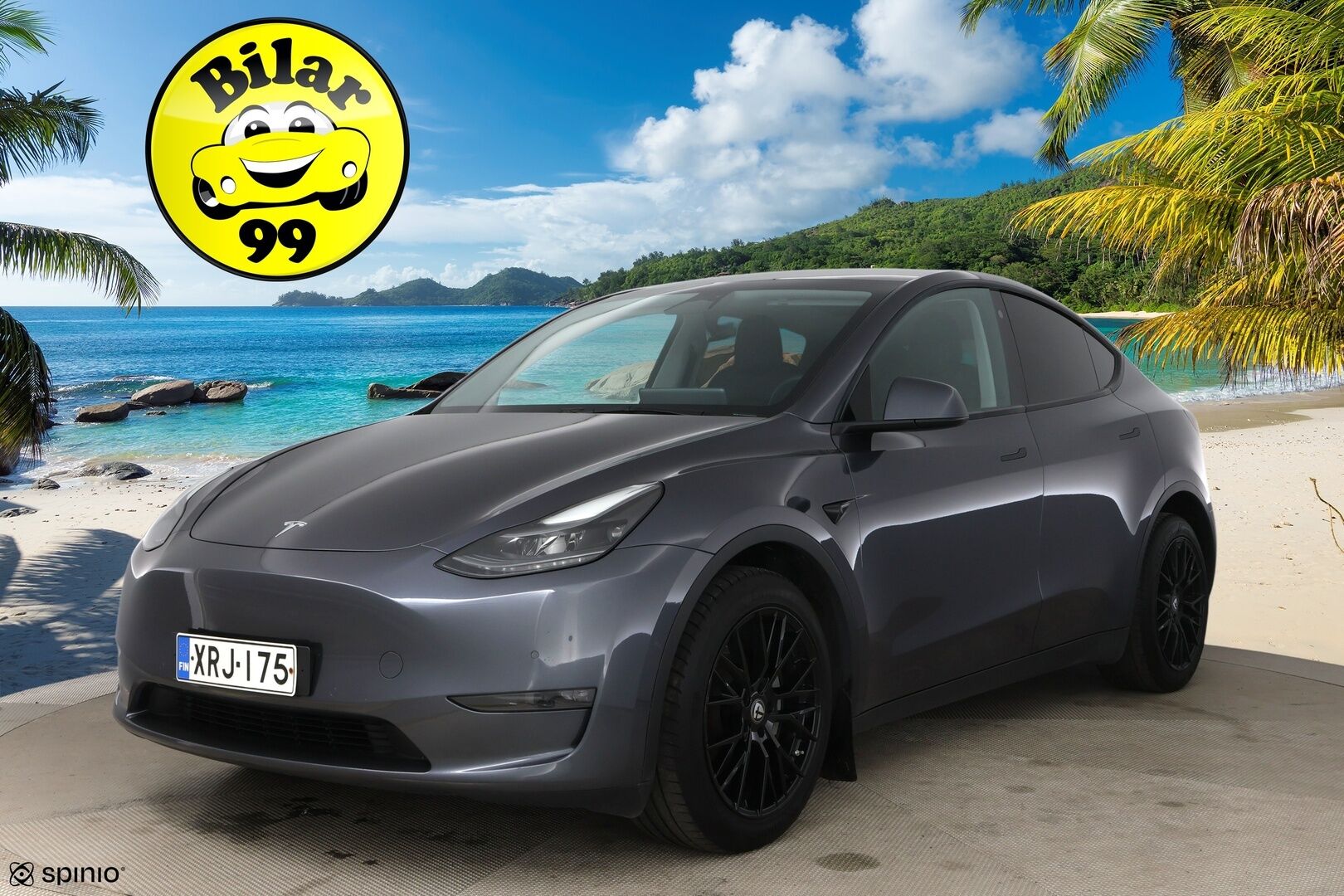 Tesla Model Y 2021 Long Range AWD / Matrix-LED / Lämpöpumppu / Adapt. vak / Lasikatto / Autopilot - Akkutesti tehty! / 2x Renkaat Aluvanteilla / Premium Audio / Nahat