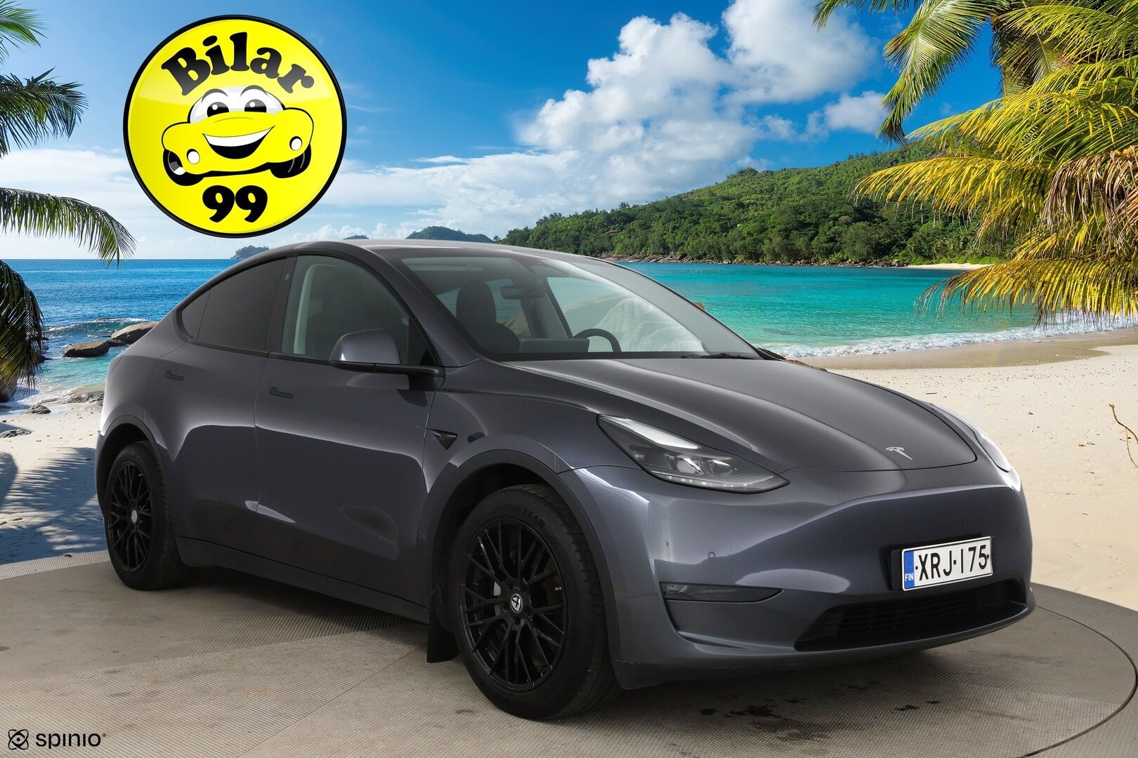 Tesla Model Y 2021 Long Range AWD / Matrix-LED / Lämpöpumppu / Adapt. vak / Lasikatto / Autopilot - Akkutesti tehty! / 2x Renkaat Aluvanteilla / Premium Audio / Nahat