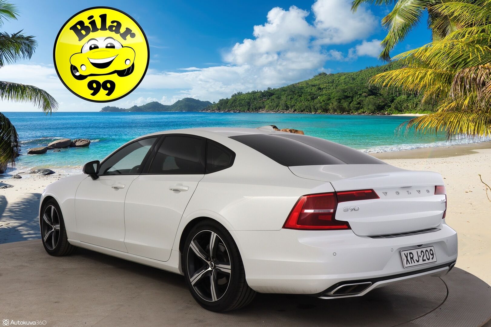 Volvo S90 2017 D4 AWD R-Design aut *Bowers&Wilkins / ACC / VOC / HUD / Lasikattoluukku / Koukku / Urheiluistuimet / KeylessGo / Navi * - 3,99 % KORKOTARJOUS TÄHÄN AUTOON - Upea S90 mahtavilla varusteilla! / Taloudellista ja tyylikästä kyytiä