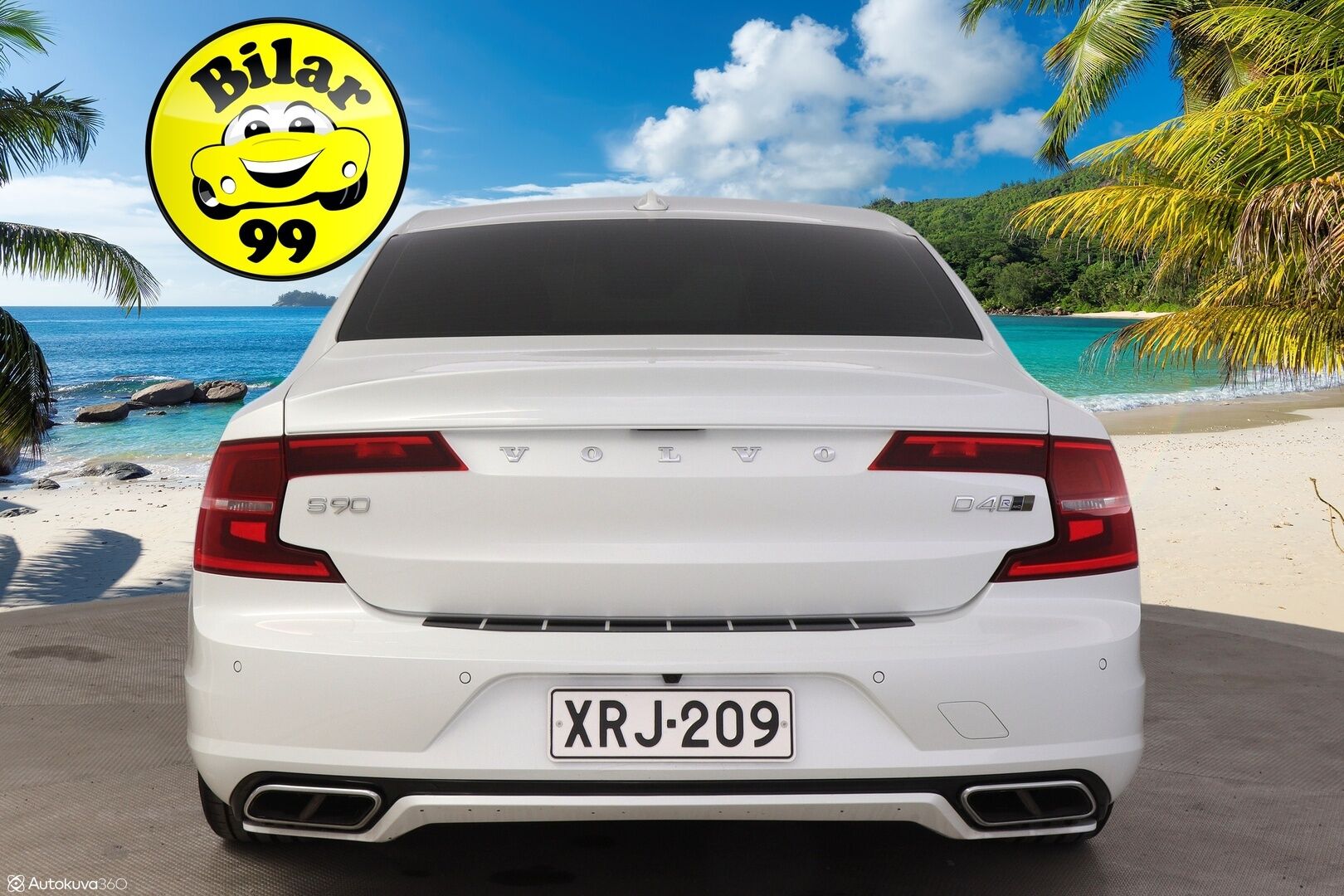 Volvo S90 2017 D4 AWD R-Design aut *Bowers&Wilkins / ACC / VOC / HUD / Lasikattoluukku / Koukku / Urheiluistuimet / KeylessGo / Navi * - 3,99 % KORKOTARJOUS TÄHÄN AUTOON - Upea S90 mahtavilla varusteilla! / Taloudellista ja tyylikästä kyytiä