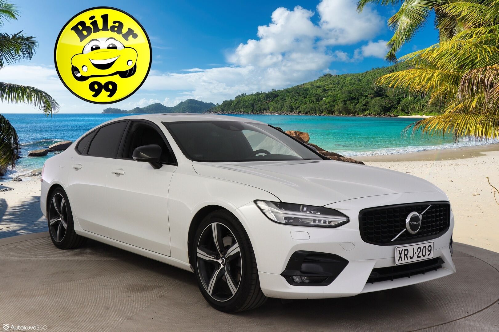 Volvo S90 2017 D4 AWD R-Design aut *Bowers&Wilkins / ACC / VOC / HUD / Lasikattoluukku / Koukku / Urheiluistuimet / KeylessGo / Navi * - 3,99 % KORKOTARJOUS TÄHÄN AUTOON - Upea S90 mahtavilla varusteilla! / Taloudellista ja tyylikästä kyytiä