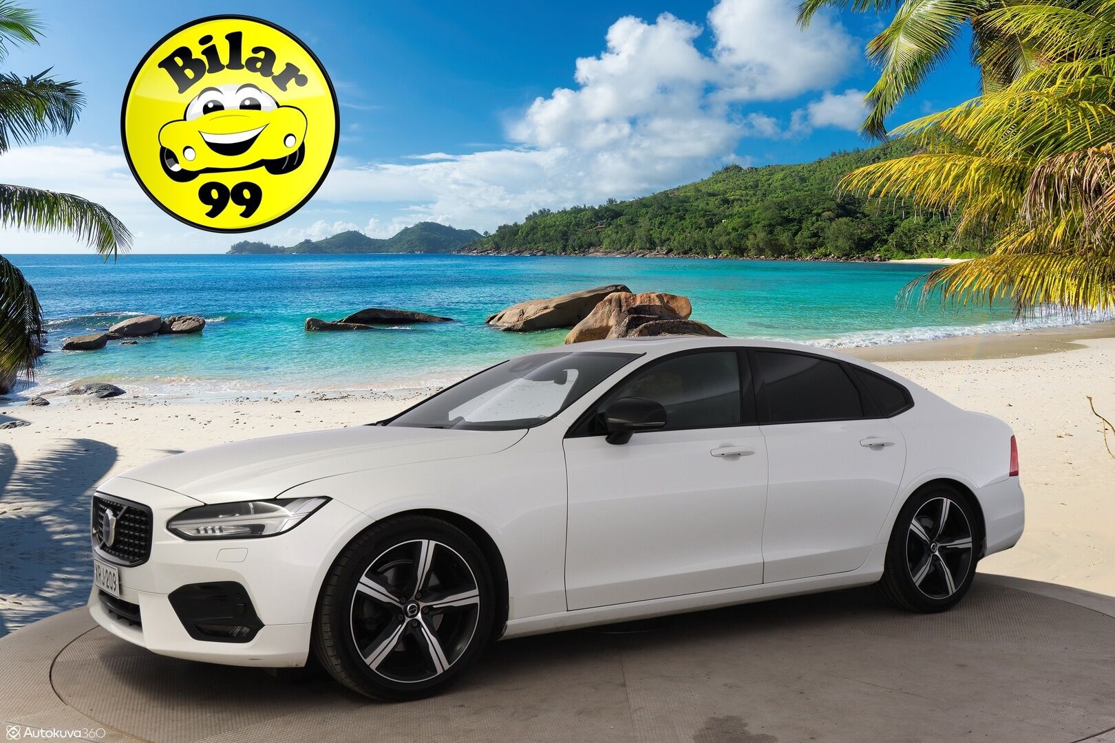 Volvo S90 2017 D4 AWD R-Design aut *Bowers&Wilkins / ACC / VOC / HUD / Lasikattoluukku / Koukku / Urheiluistuimet / KeylessGo / Navi * - 3,99 % KORKOTARJOUS TÄHÄN AUTOON - Upea S90 mahtavilla varusteilla! / Taloudellista ja tyylikästä kyytiä