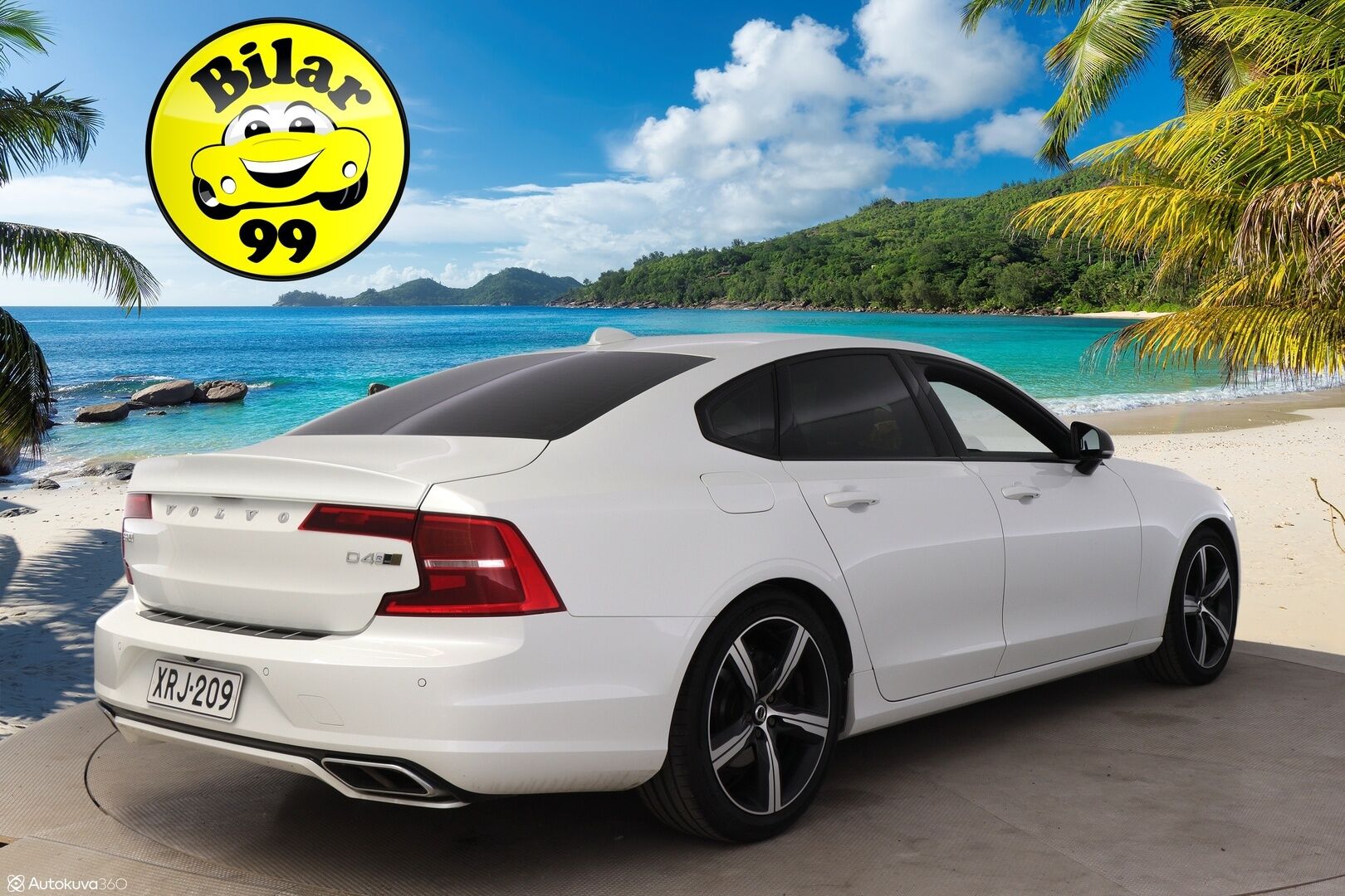Volvo S90 2017 D4 AWD R-Design aut *Bowers&Wilkins / ACC / VOC / HUD / Lasikattoluukku / Koukku / Urheiluistuimet / KeylessGo / Navi * - 3,99 % KORKOTARJOUS TÄHÄN AUTOON - Upea S90 mahtavilla varusteilla! / Taloudellista ja tyylikästä kyytiä